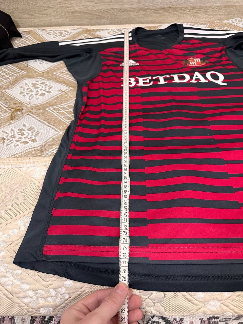 Adidas 🔥 2018 2019 Sunderland AFC Goalkeeper Jersey T Shirt Size US L / EU 52-54 / 3 - 9 Thumbnail