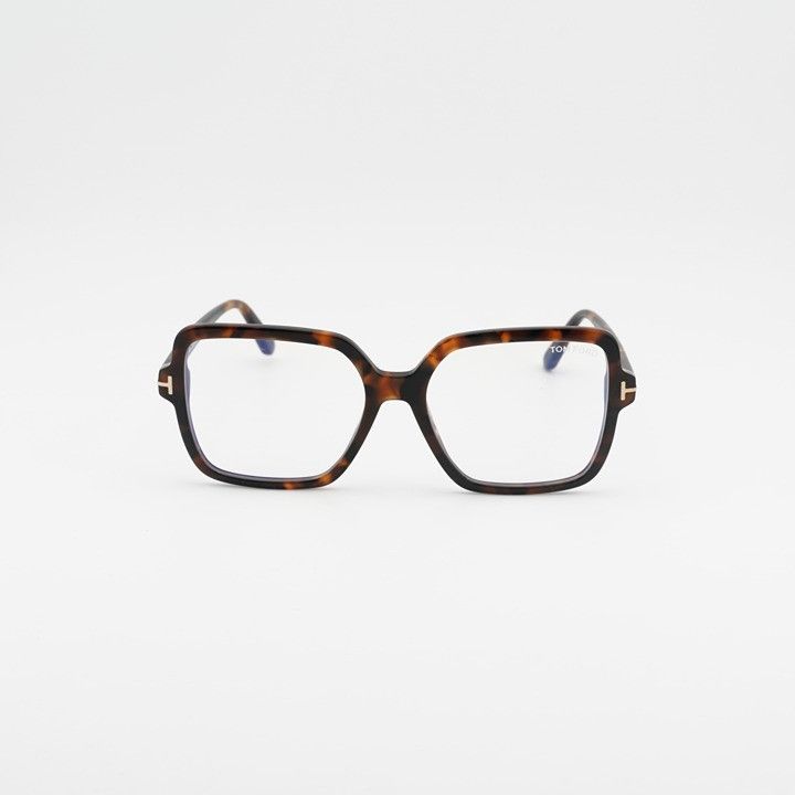 Tom Ford Tom Ford FT6063-B 052 Eyeglasses Havana 56mm Square Frame Size ONE SIZE - 2 Thumbnail