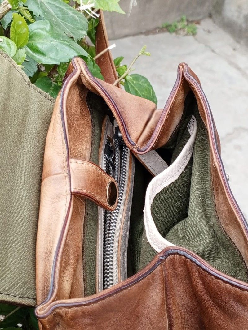 Other Vintage Green Burry Women’s Leather Backpack Size ONE SIZE - 3 Thumbnail