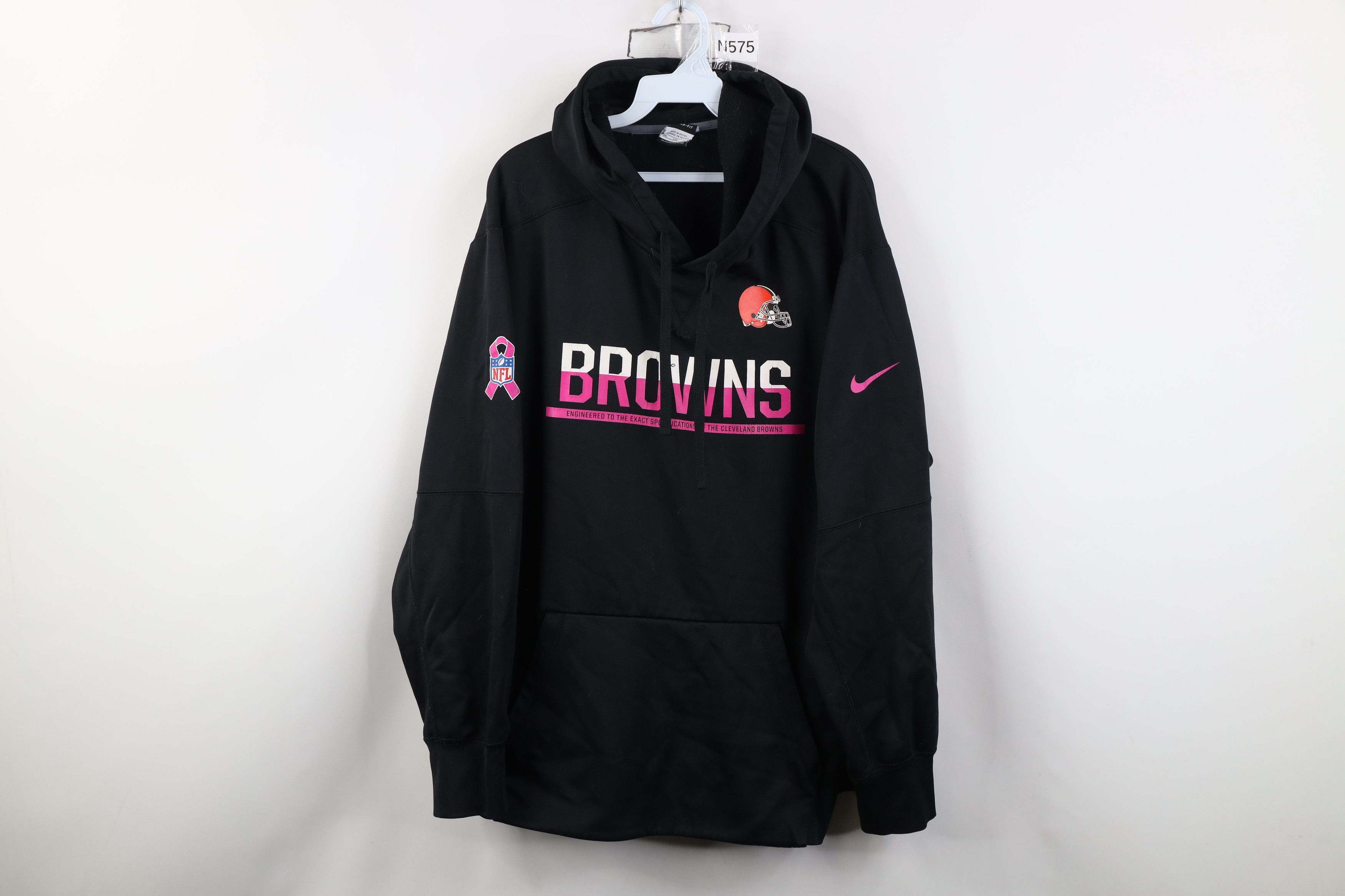 Nike Nike Therma Fit Cleveland Browns Football Hoodie Black Size XXL / US 16-18 / IT 52-54 - 1 Thumbnail
