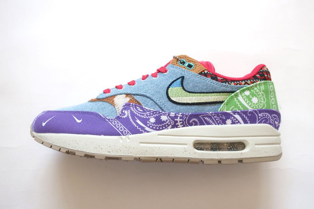 Nike (11) Nike Air Max 1 SP Concepts Far Out (Special Box) Size US 11 / EU 44 - 1 Thumbnail
