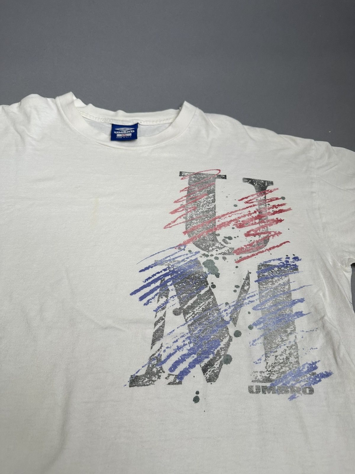 Umbro × Vintage 1990s Vintage Umbro Tee Size US XL / EU 56 / 4 - 2 Thumbnail