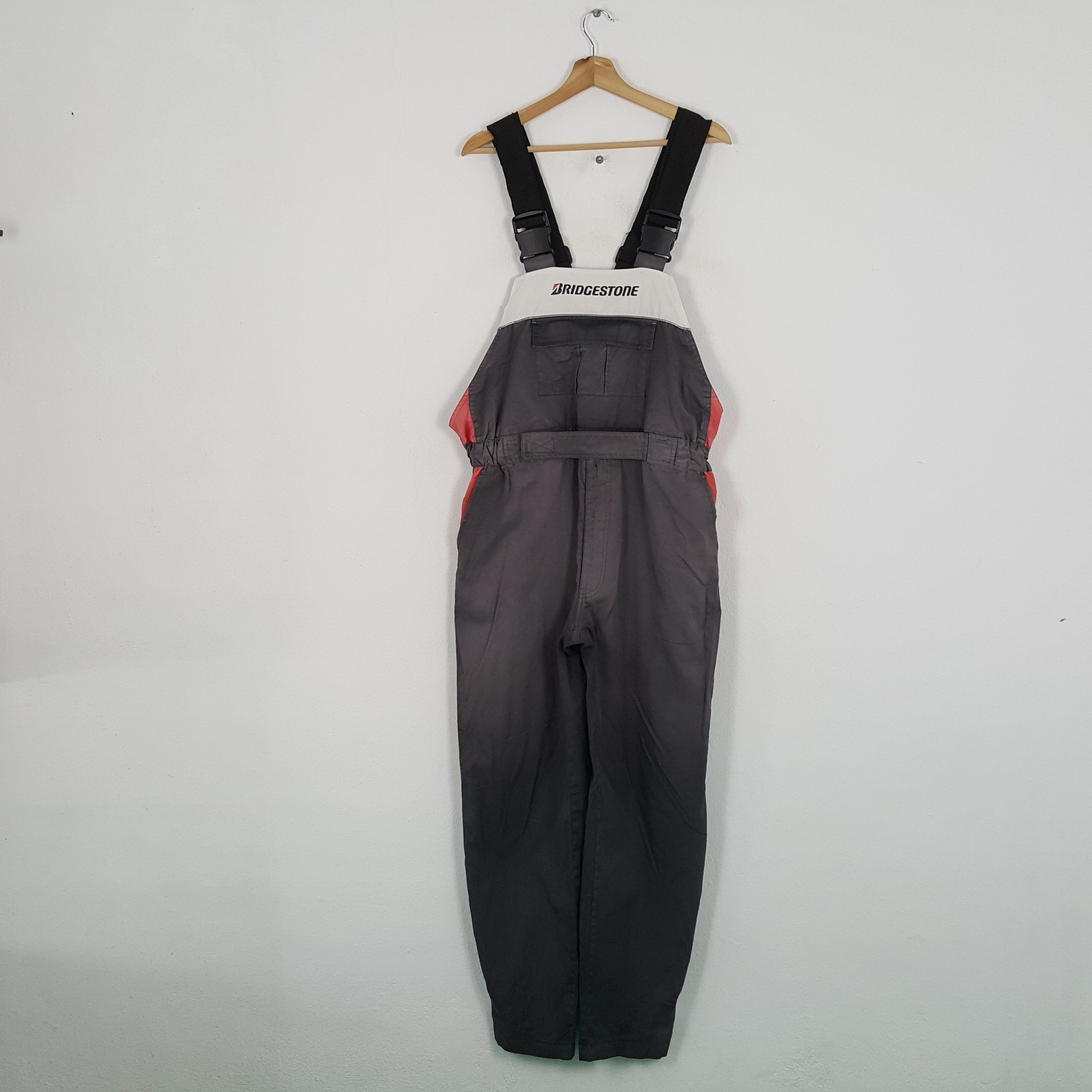 Vintage Vintage BRIDGESTONE Racing Motorsports Overall Size US 37 - 1 Thumbnail