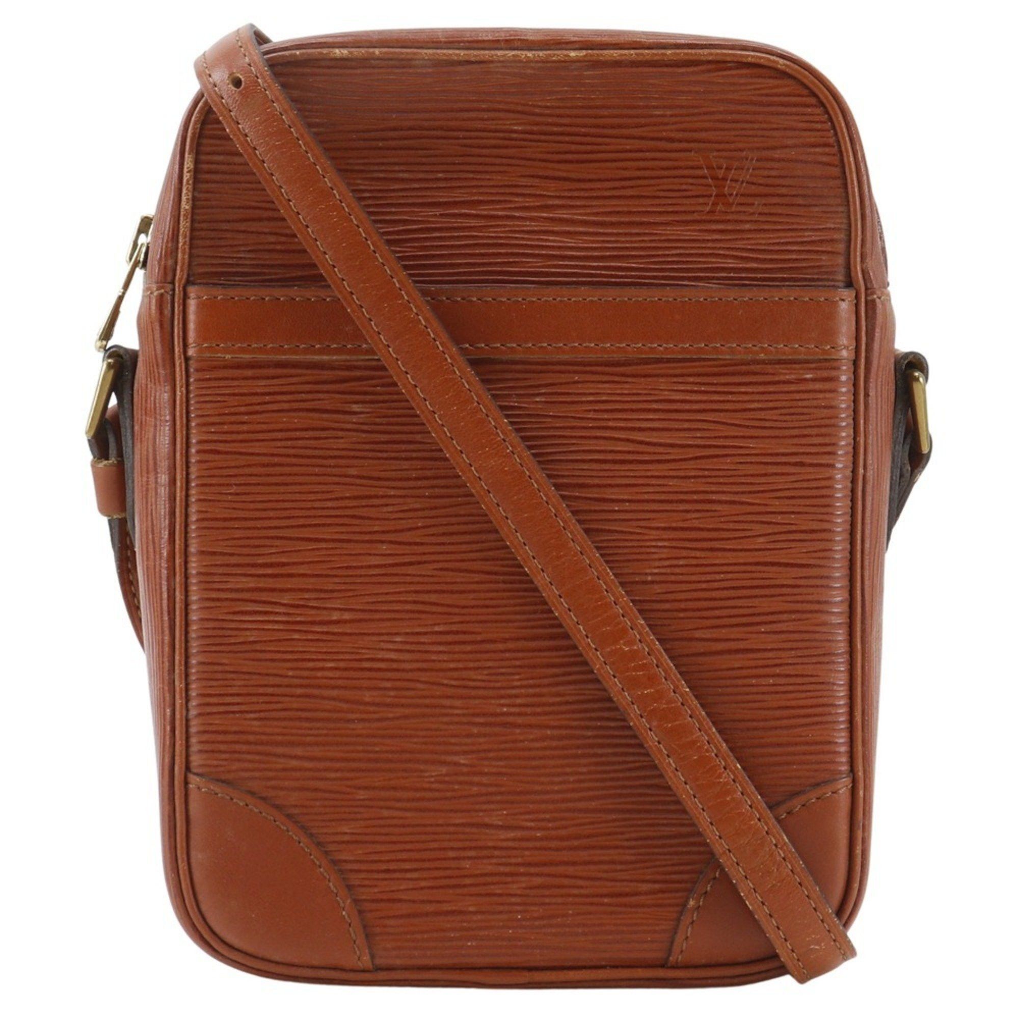 Louis Vuitton Danube Shoulder Bag Epi Leather Kenya Brown 1987 Mi871 Dunouve Unisex, Women's