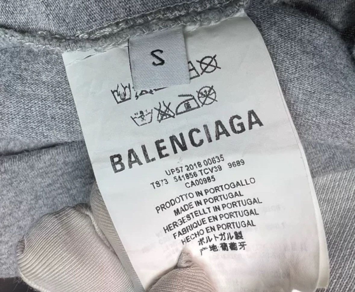 Balenciaga BALENCIAGA Patchwork fake two-piece bunting sweatshirt Size US S / EU 44-46 / 1 - 4 Thumbnail