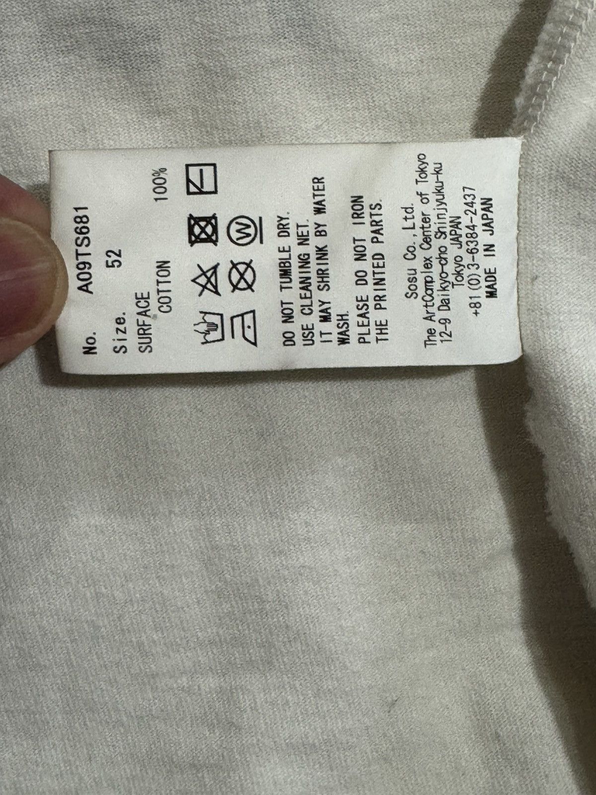 Maison MIHARA YASUHIRO maison mihara yasuhiro distressed tee Size US XXL / EU 58 / 5 - 11 Thumbnail