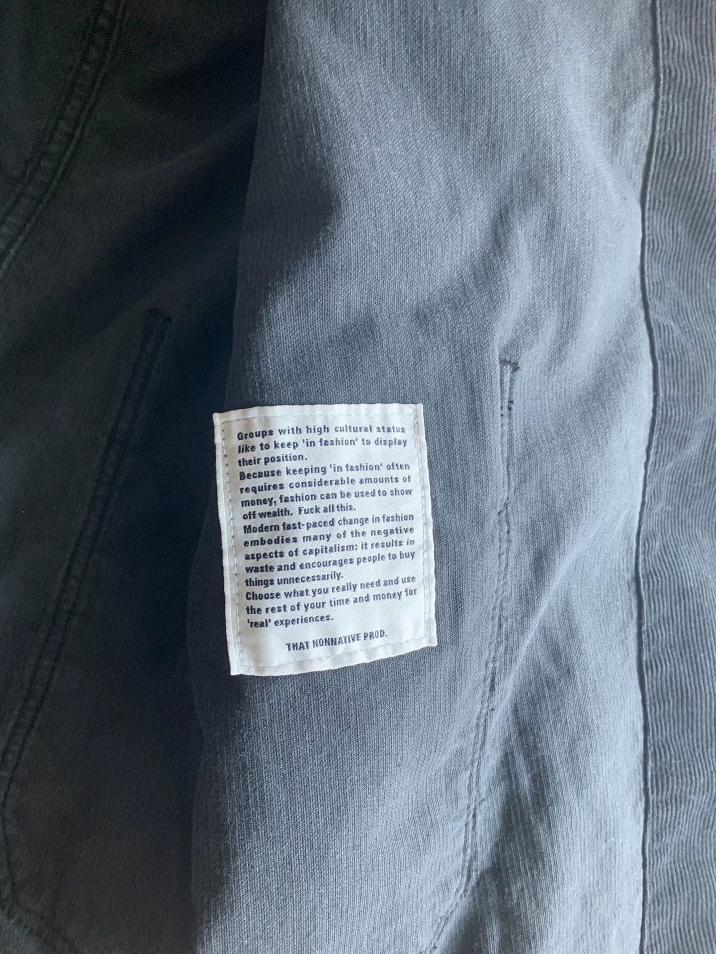 Nonnative nonnative WORKER 5B 4 Corduroy Dye Jacket Black Gray Size US XL / EU 56 / 4 - 5 Thumbnail
