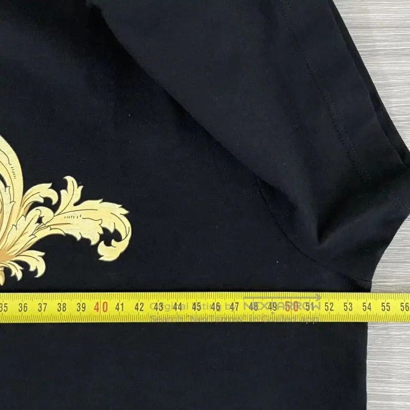 Versace Versace Black Cotton XL Men's T-Shirt . Size US XL / EU 56 / 4 - 2 Thumbnail
