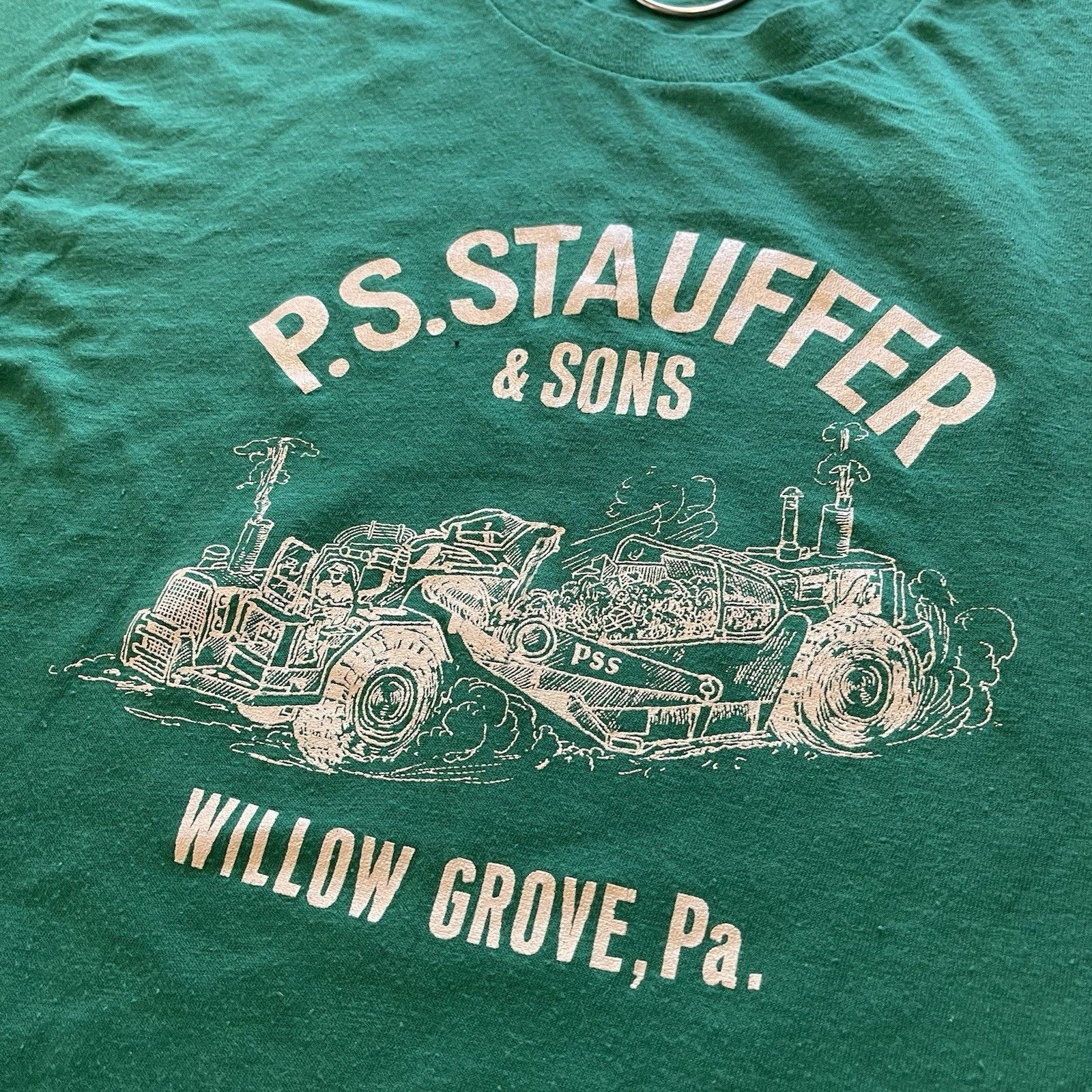 Vintage Vtg 80s Agricultural Production Willow Grove Farming Shirt Size US L / EU 52-54 / 3 - 3 Thumbnail