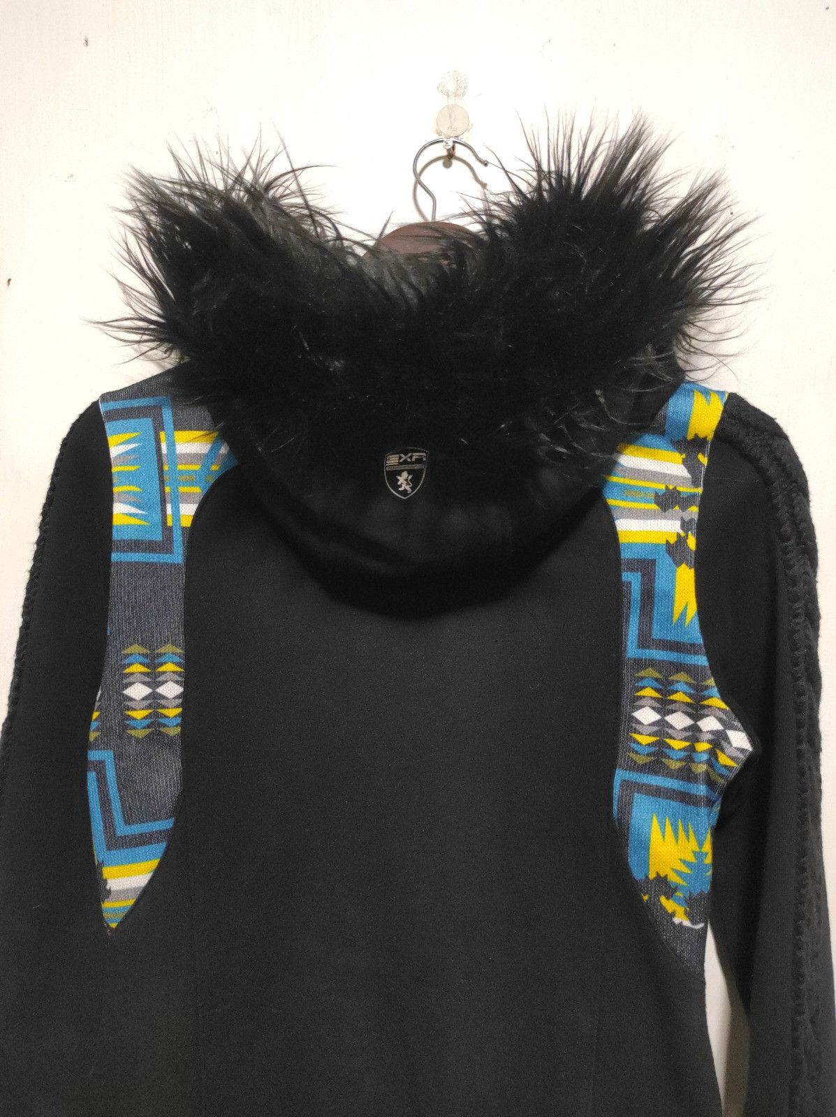 Japanese Brand EXR zipper fur hoodie LGB style Size US XS / EU 42 / 0 - 11 Thumbnail