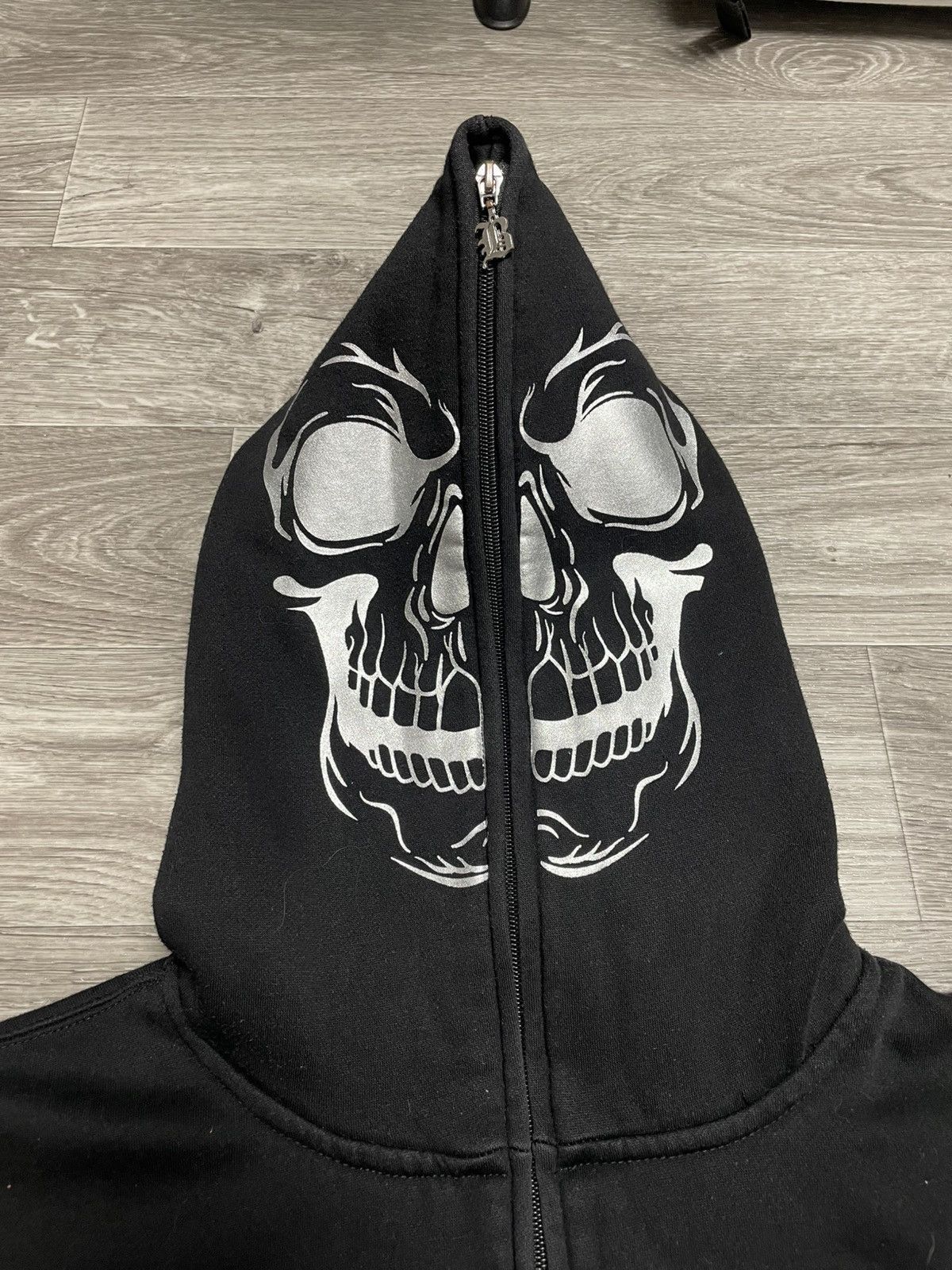 Other Vintage Skeleton Skull Head Full Zip-Up Hoodie Y2K Size US M / EU 48-50 / 2 - 9 Thumbnail