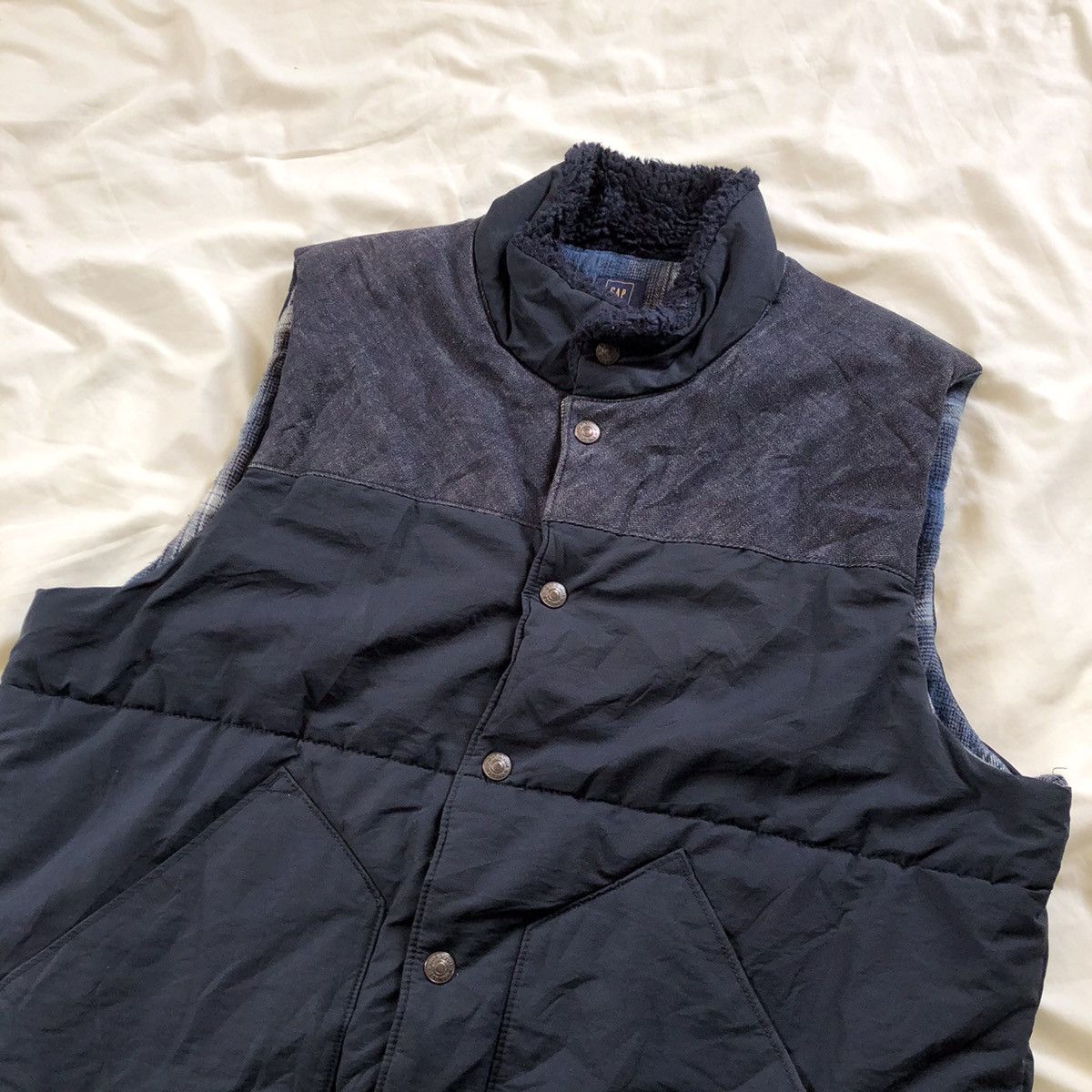 Gap × Pendleton × Western Rise GAP x PENDLETON Puffer Wool Vest Size US XL / EU 56 / 4 - 5 Thumbnail