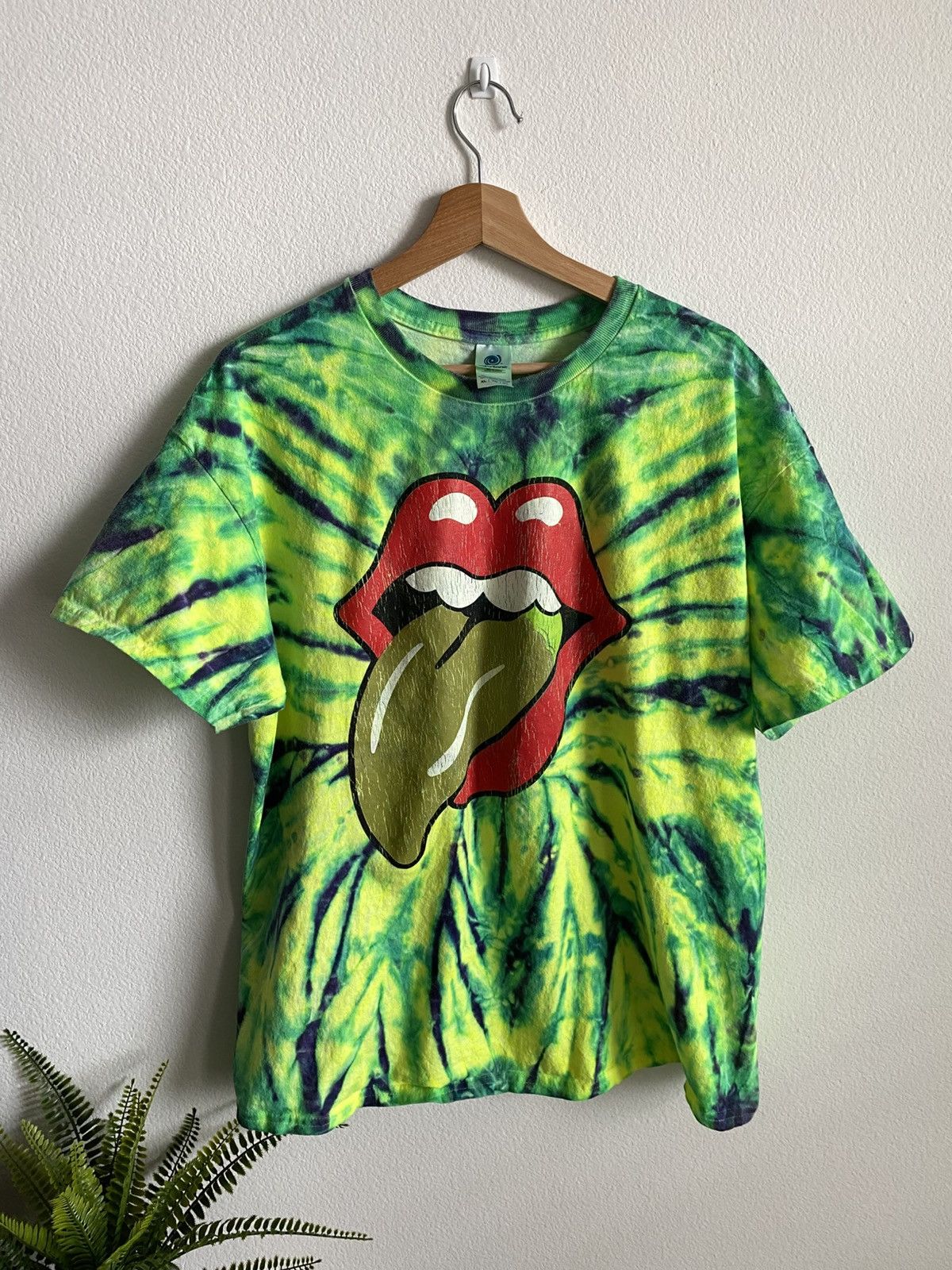 Band Tees Y2K Rolling Stones Tie Dye Band Tee Size US XL / EU 56 / 4 - 1 Thumbnail