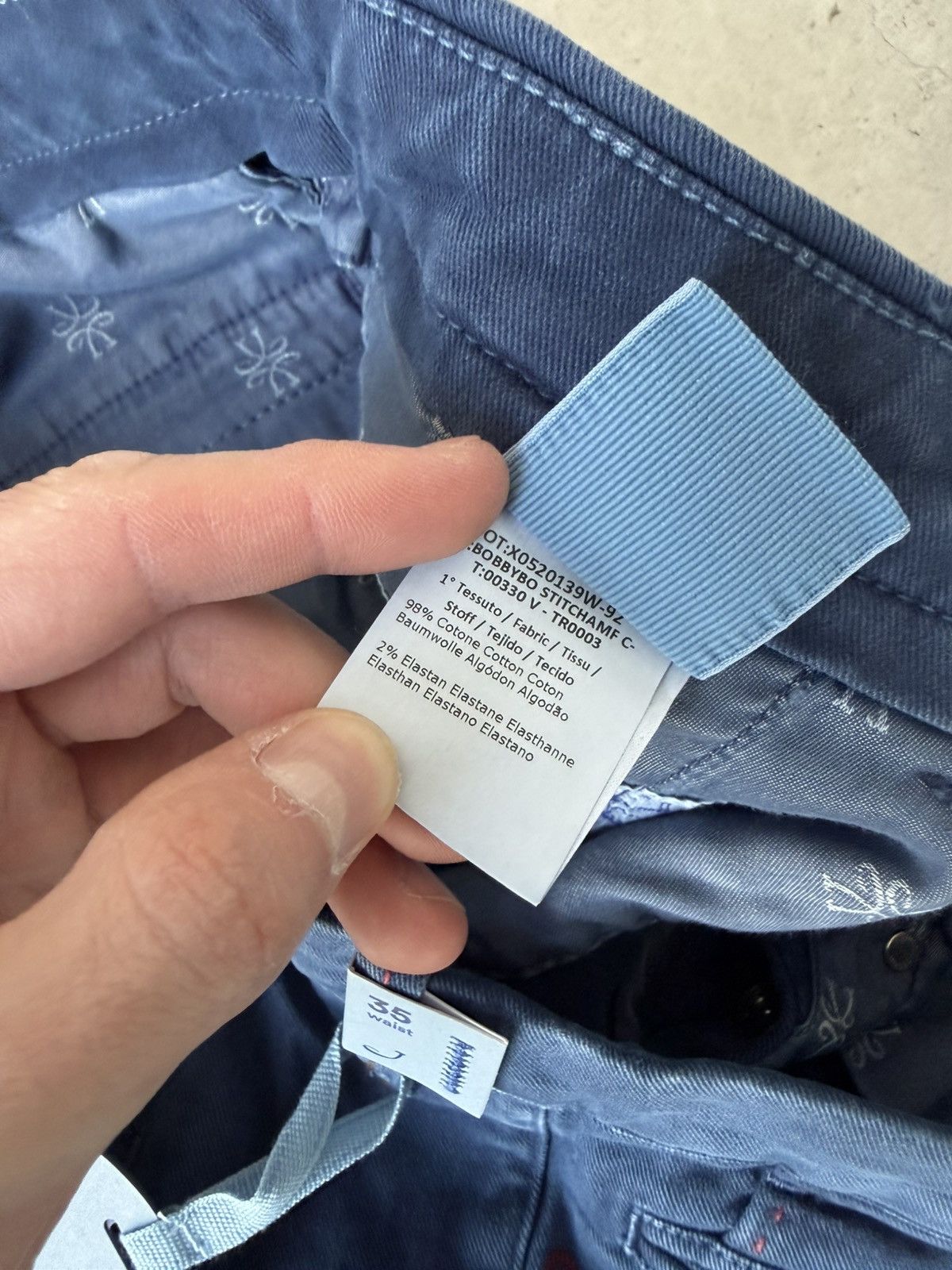 Jacob Cohen JACOB COHEN Comfort Bobby Chino Pants Size US 35 - 6 Thumbnail