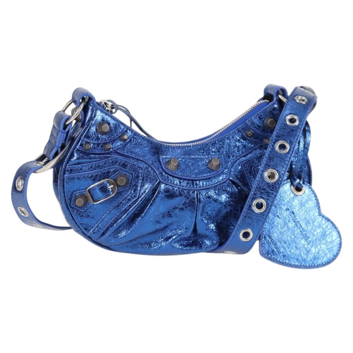 Balenciaga Le Cagole Giant Studs Shoulder Bag Leather