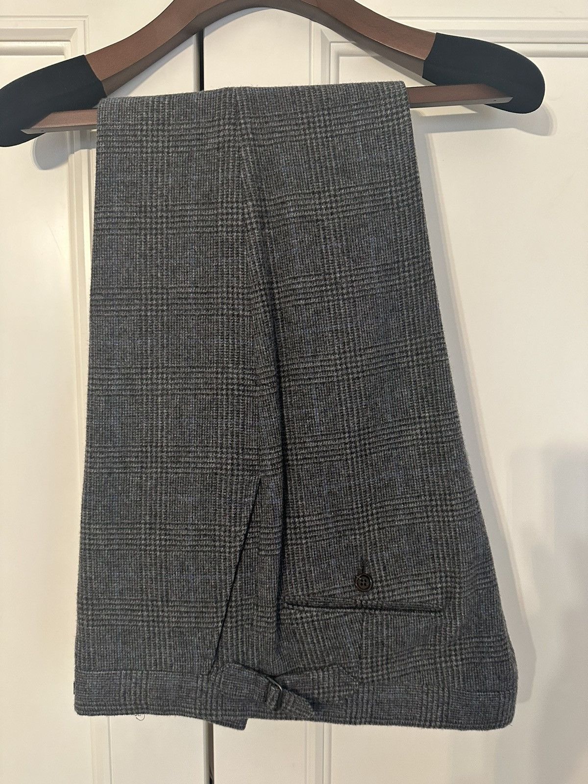 image of Ralph Lauren Purple Label Ralph Laurent Purple Label Trousers in Grey, Men's (Size 34R)