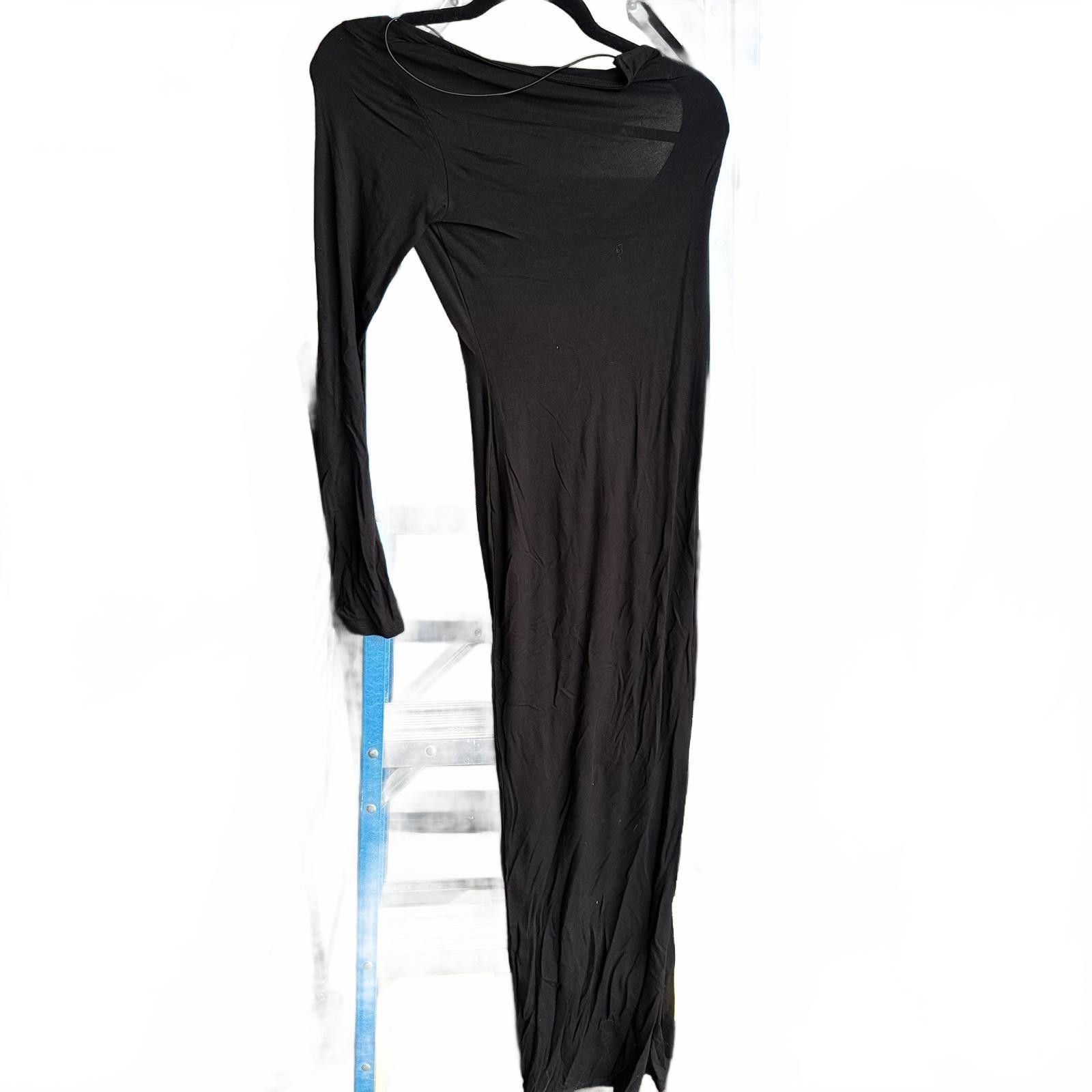Asos ASOS Design Long Sleeve Bodycon Dress - Black - Size 8 Size M / US 6-8 / IT 42-44 - 1 Thumbnail