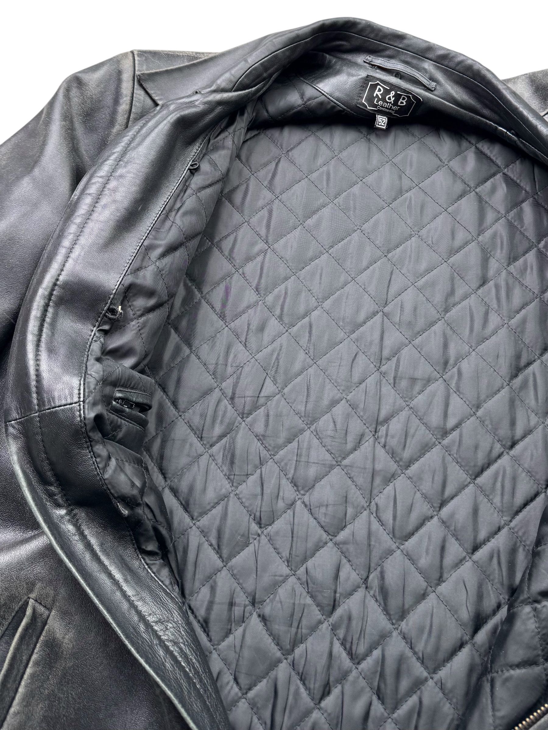 Other Vintage Time Faded Leather Jacket M125D15(E123)(V105) Size US XL / EU 56 / 4 - 7 Thumbnail