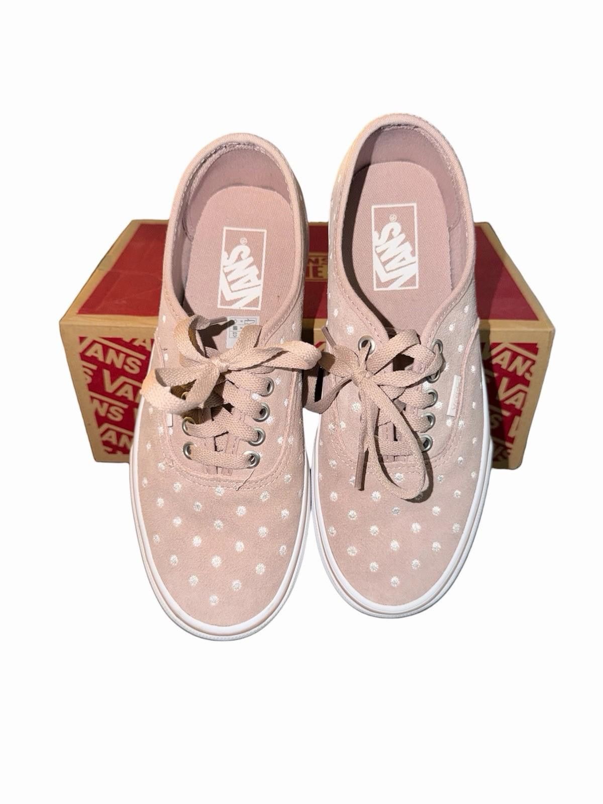 Vans Vans Polka Dot Platform Sneakers - Light Pink Size US 7.5 / IT 37.5 - 2 Thumbnail