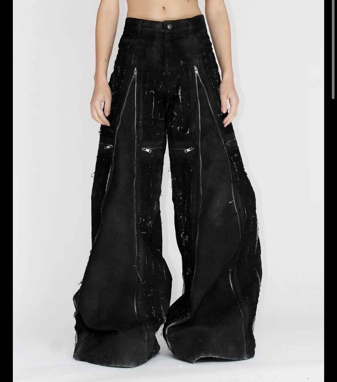 Designer Sxvsu Cruce zip denim Size US 34 / EU 50 - 6 Thumbnail