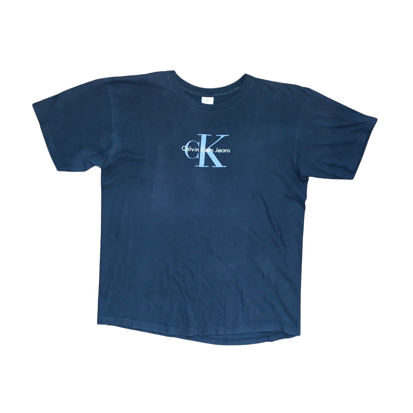 Calvin Klein Vintage 90s Calvin Klein Jeans Spell Out Tee Black XL Mexico Size US XL / EU 56 / 4 - 2 Thumbnail