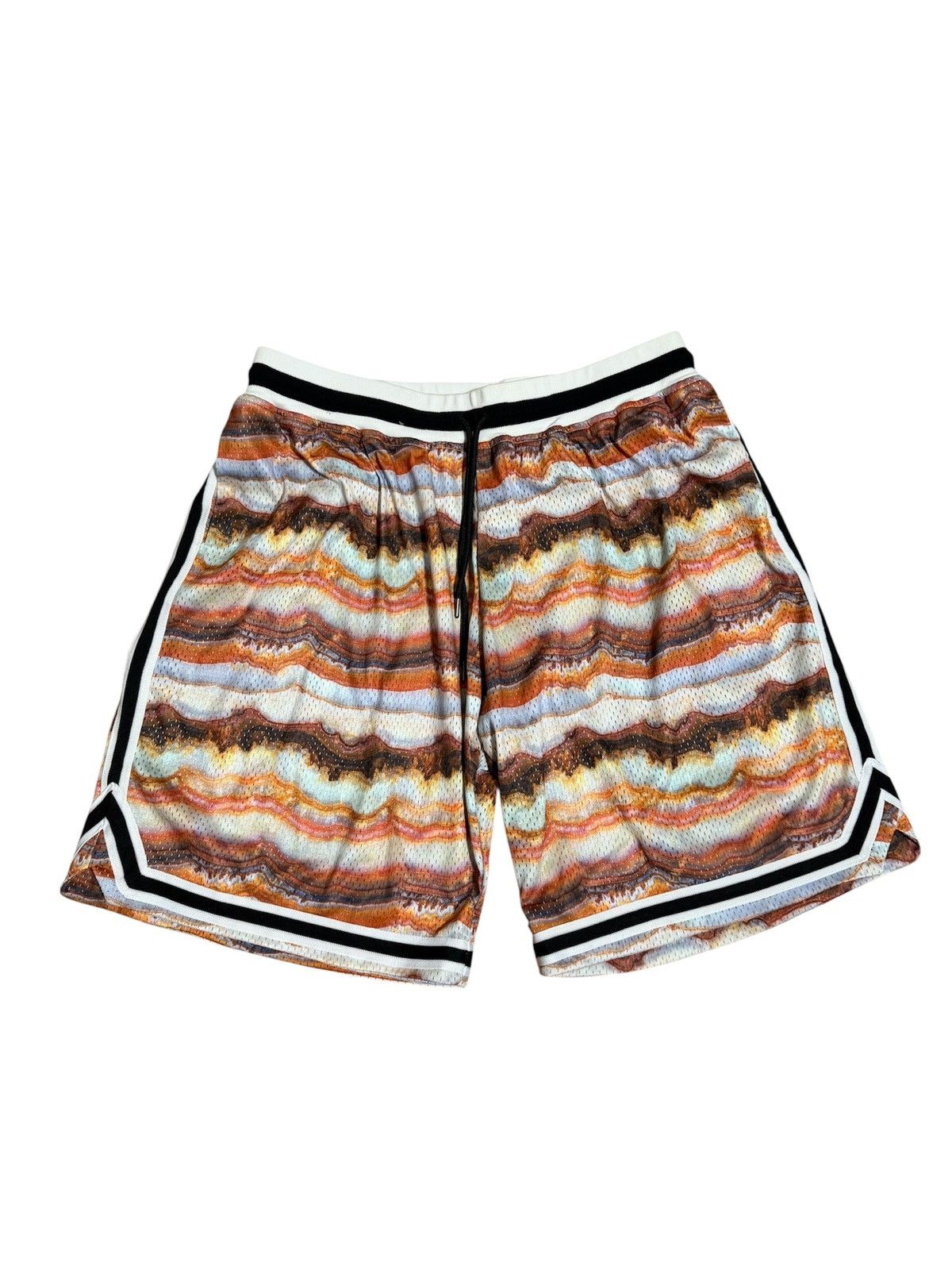 John Elliott 🔥350$ John Elliott Game Day Shorts in Geo Wonderland Size US 36 / EU 52 - 1 Thumbnail