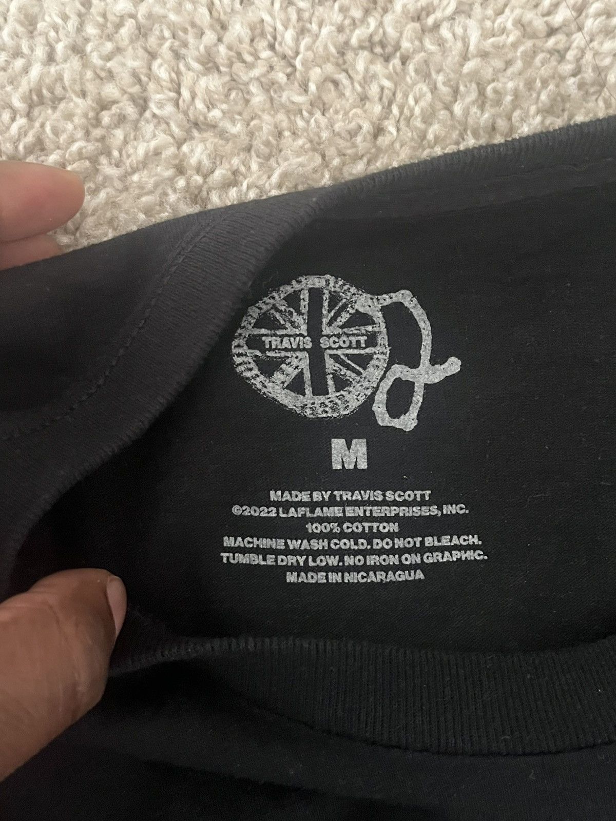 Travis Scott Travis Scott Tour Tee Size US M / EU 48-50 / 2 - 4 Thumbnail