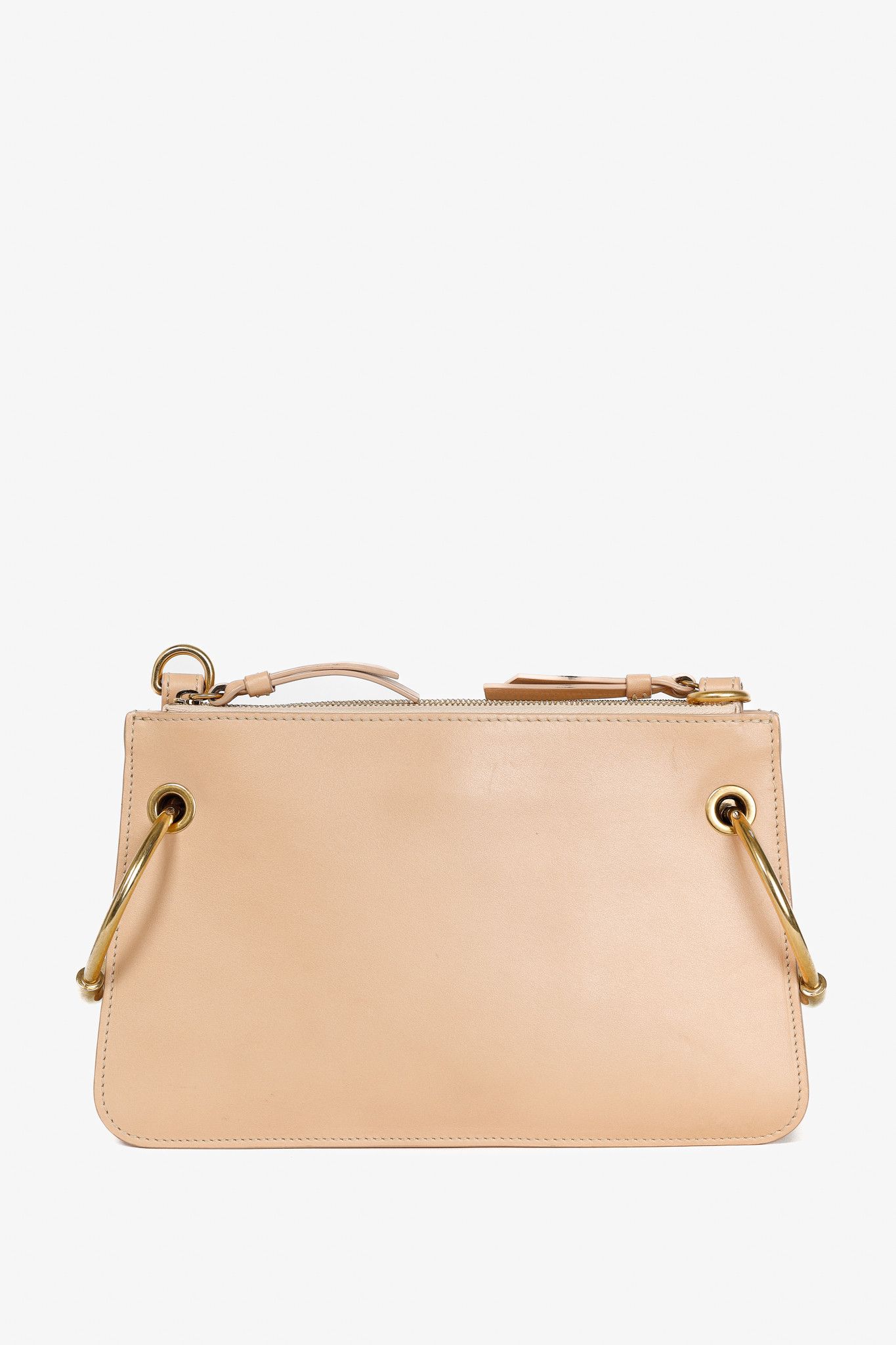 Chloe Chloe Mini Roy Blushy Pink Leather & Suede Crossbody Size ONE SIZE - 4 Thumbnail
