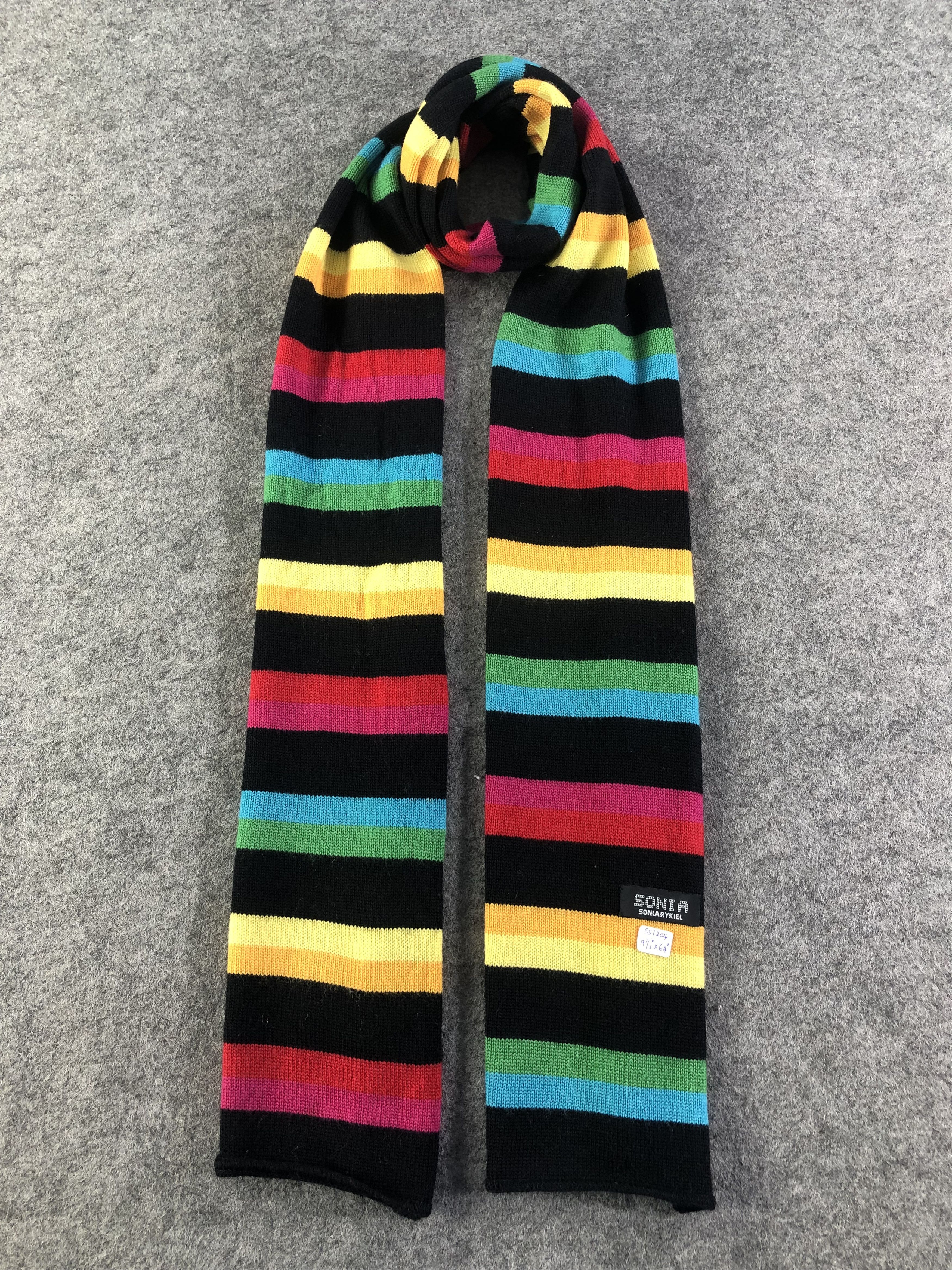 Sonia Rykiel Sonia Rykiel Multicolor Scarf / Muffler / Neckwear Size ONE SIZE - 1 Thumbnail