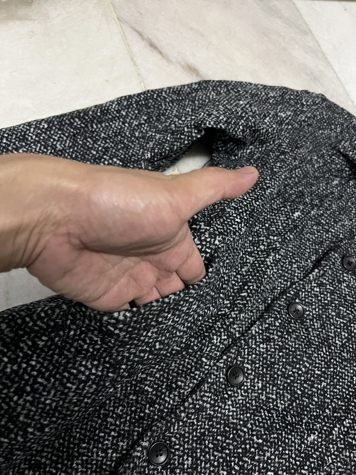 Kansai Yamamoto 💥Vintage Kansai Yamamoto Homme Wool Jacket Size US S / EU 44-46 / 1 - 7 Thumbnail