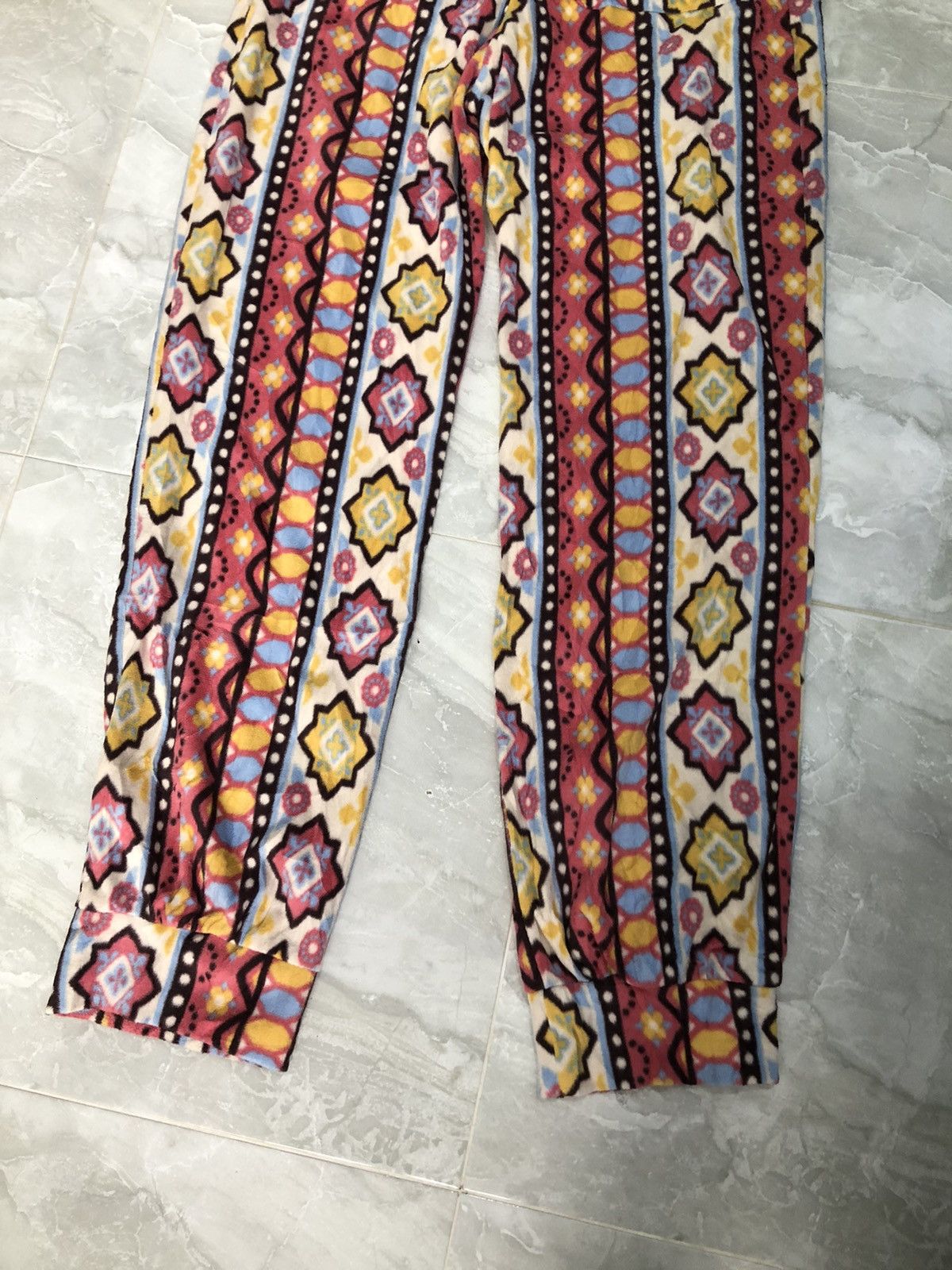 Japanese Brand Y2K AS Corporation Japan Fleece Lounge Pants Size 30" / US 8 / IT 44 - 11 Thumbnail