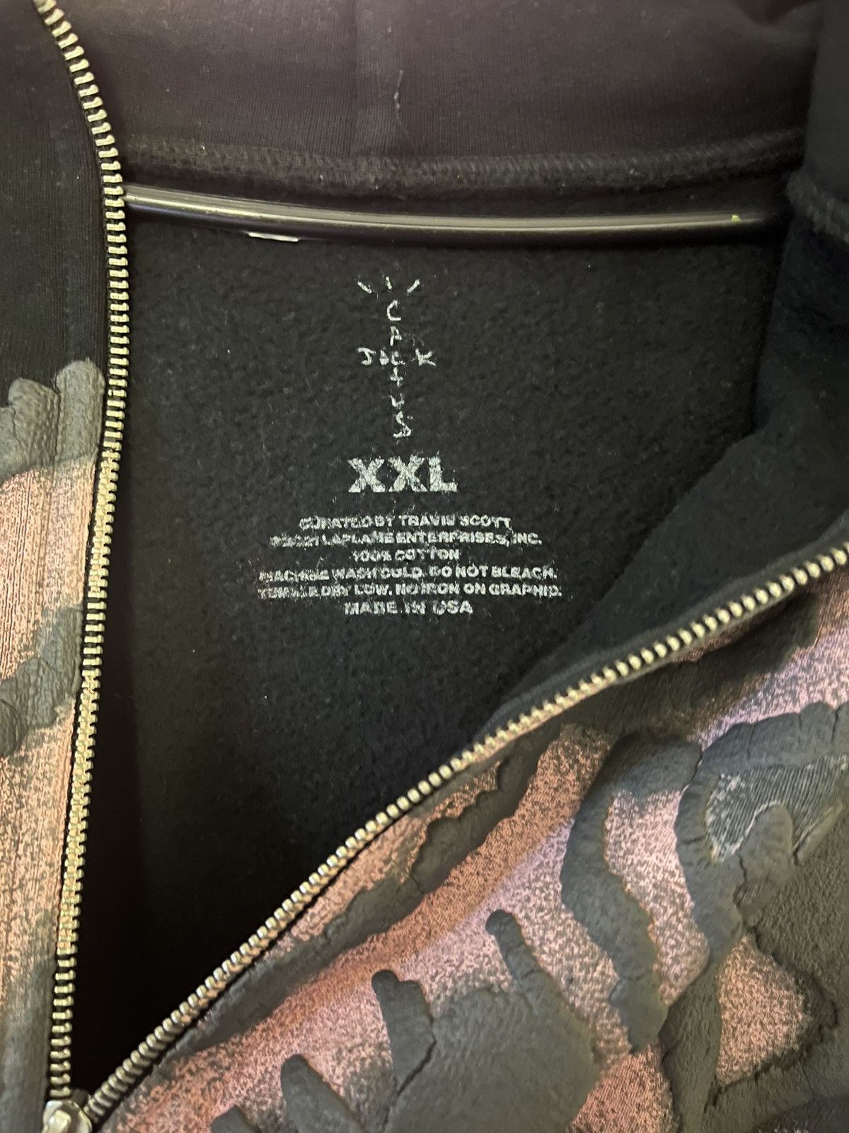 Fragment Design Fragment Design x Travis Scott Zip Up Hoodie Size US XXL / EU 58 / 5 - 6 Thumbnail