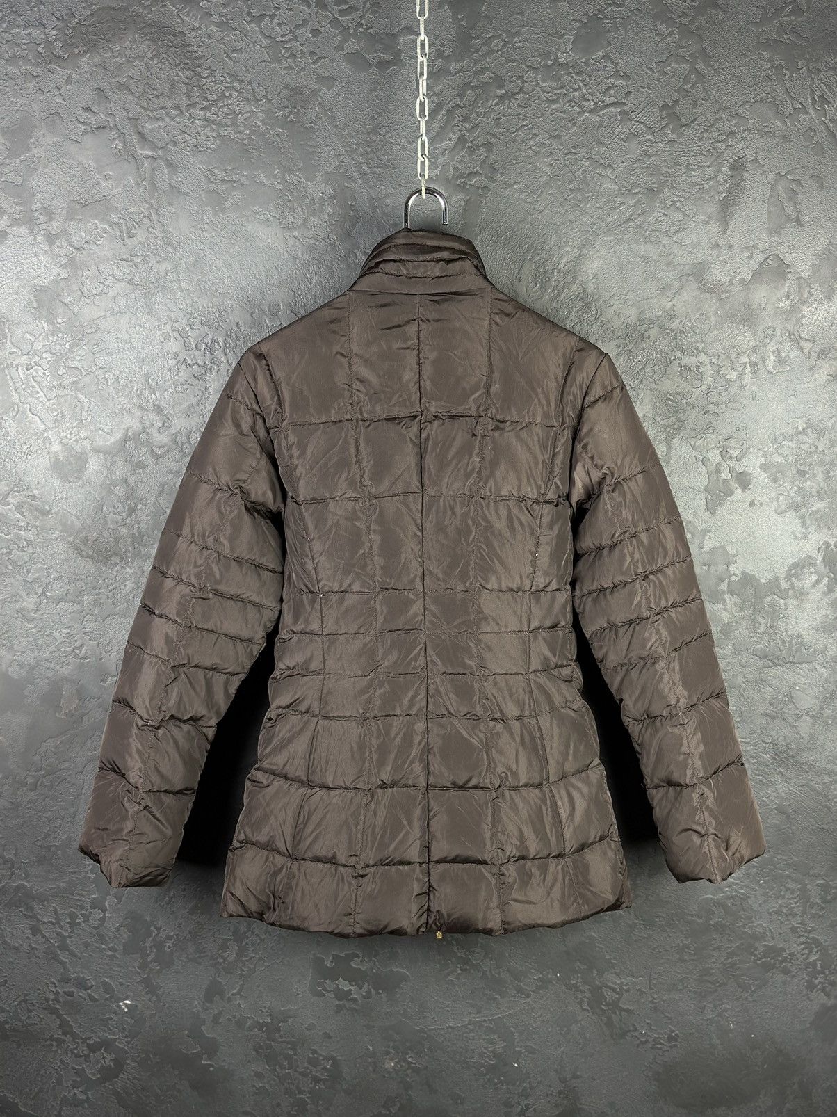 Moncler × Vintage Vintage Moncler Puffer Down Long Brown Jacket Size XS / US 0-2 / IT 36-38 - 5 Thumbnail