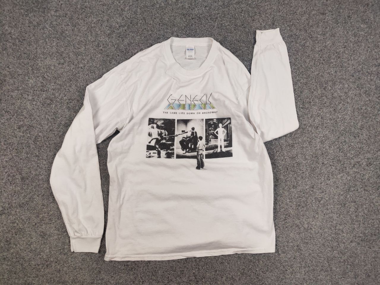 Band Tees Vintage Genesis Lamb Lies Down Broadway Long Sleeve t shirt Size US L / EU 52-54 / 3 - 5 Thumbnail