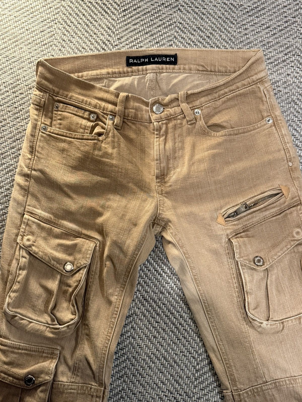 Ralph Lauren RALPH LAUREN MULTI POCKETS CARGO PANTS DUST GREY Size US 28 / EU 44 - 2 Thumbnail