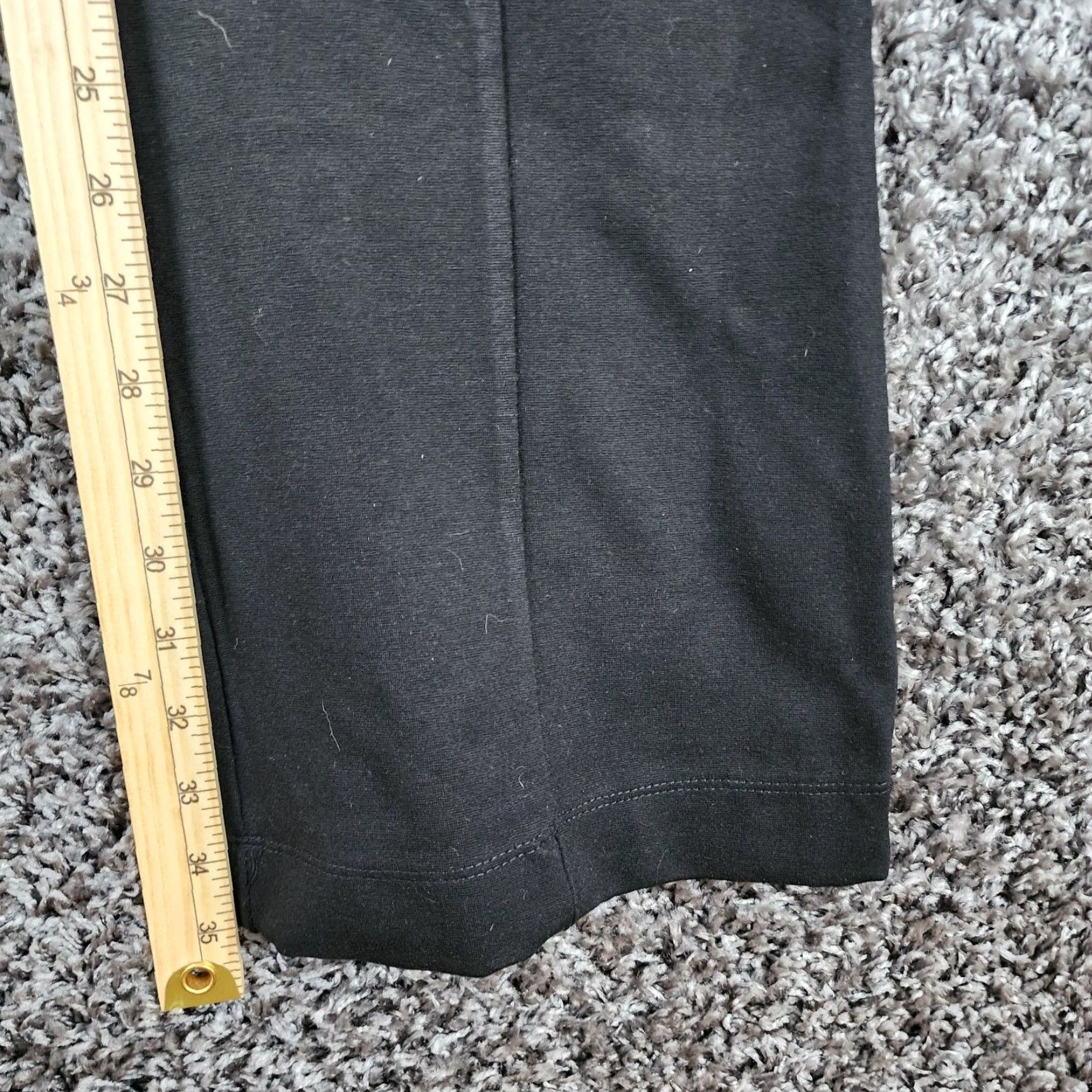 Vintage SO Womens High Rise Flare Leggings Black XL Size 40" / US 18 - 6 Thumbnail