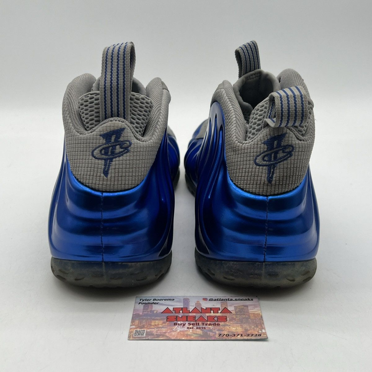 Nike Air Foamposite one sport blue Size US 13 / EU 46 - 3 Thumbnail