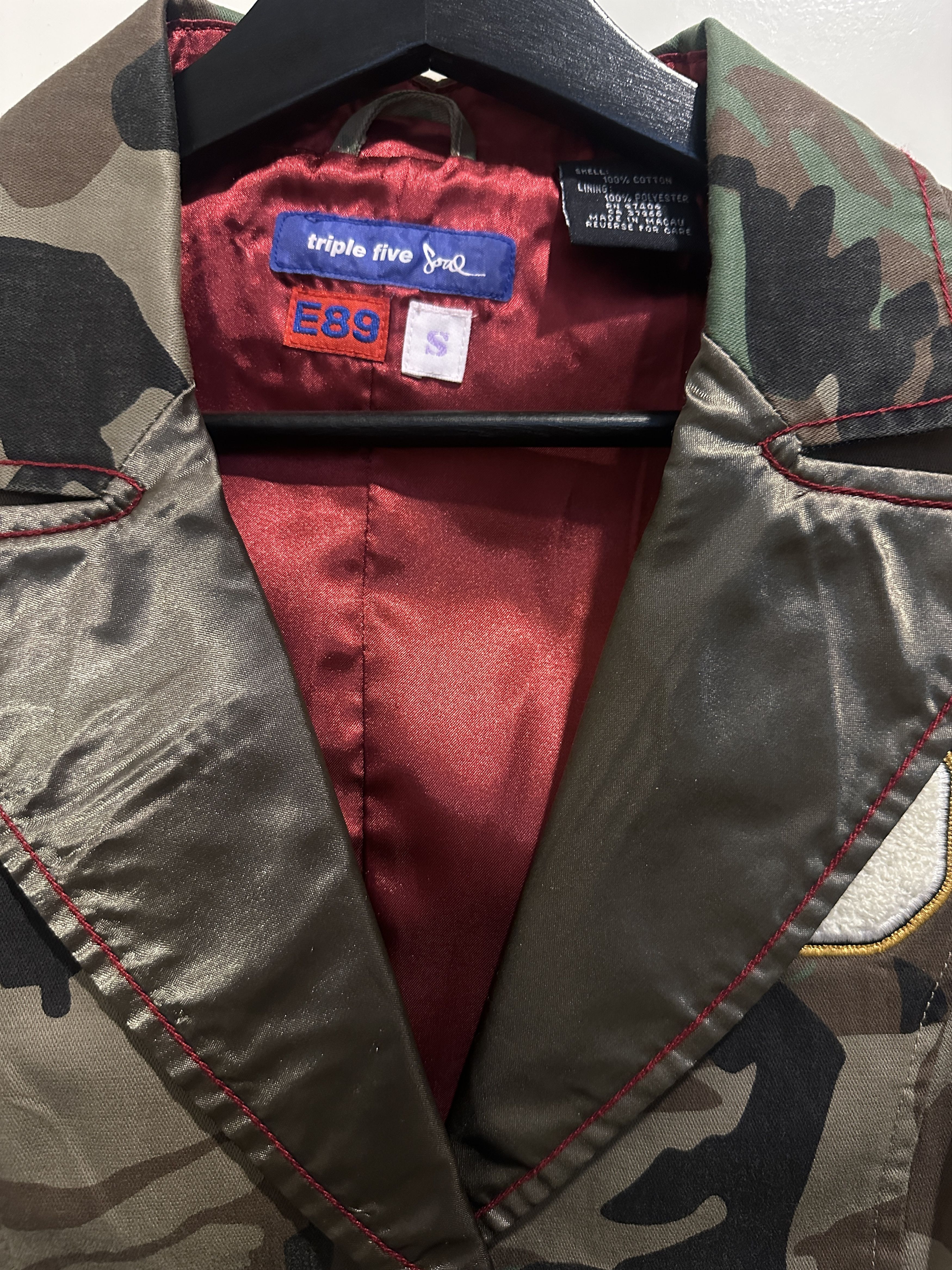 Triple 5 Soul vintage Triple Five Soul E89 camouflage blazer jacket Size S / US 4 / IT 40 - 2 Thumbnail