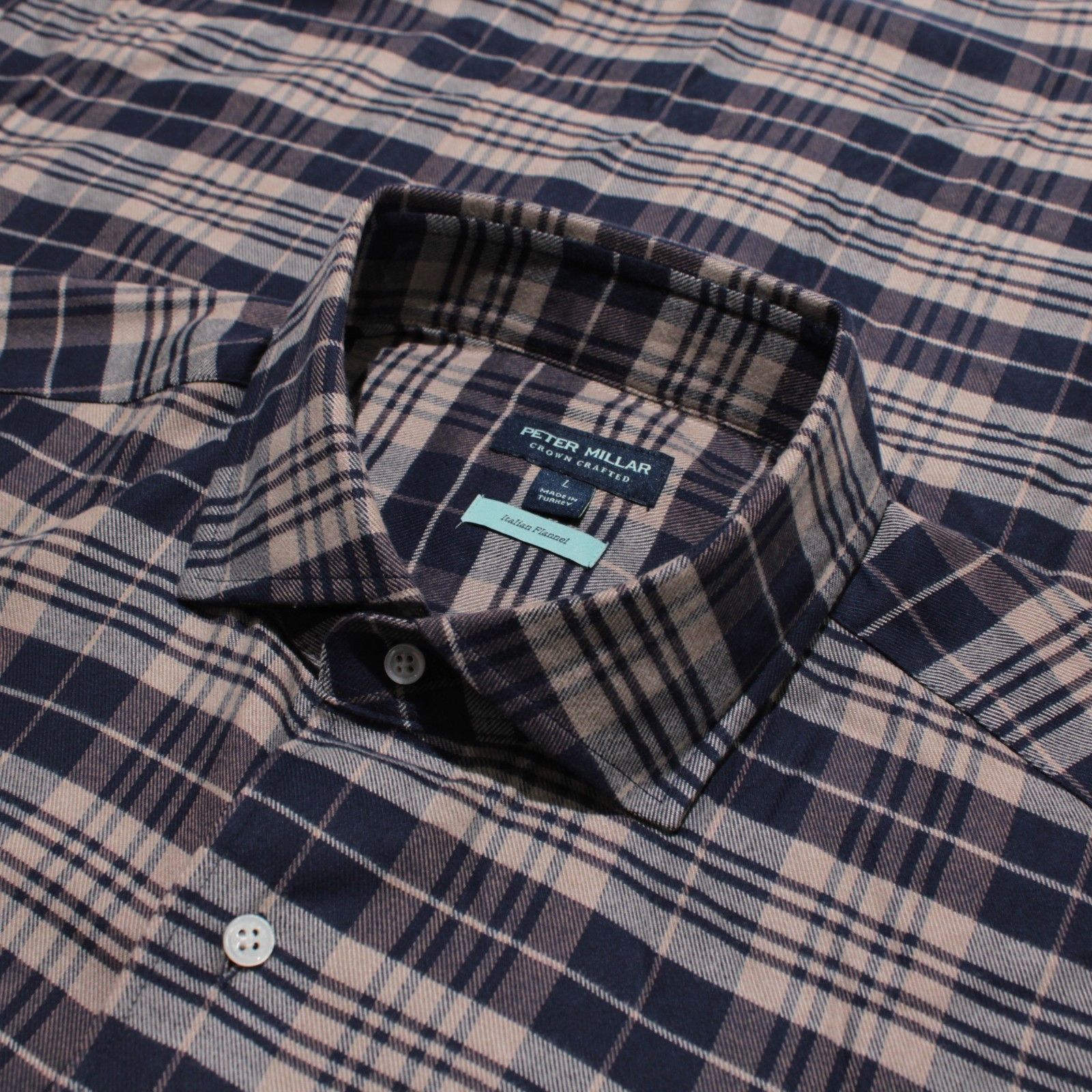 Peter Millar Peter Millar New with tags Shirt Size L US In Blue Size US L / EU 52-54 / 3 - 1 Thumbnail