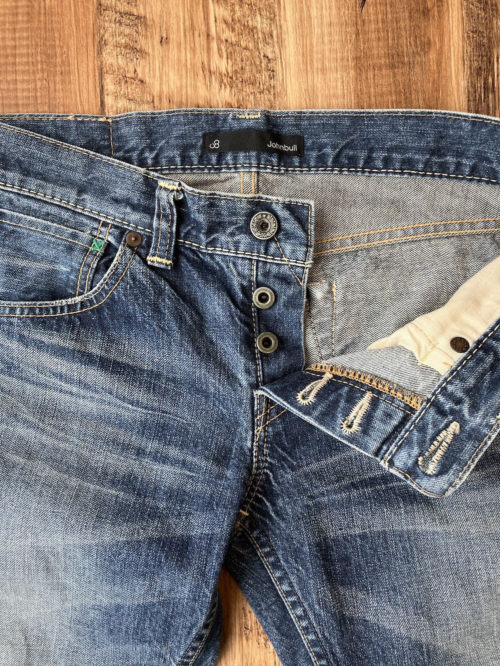 Johnbull JOHNBULL for Women AP725 W32 x L32 Slim-fit Selvedge Size 32" / US 10 / IT 46 - 7 Thumbnail