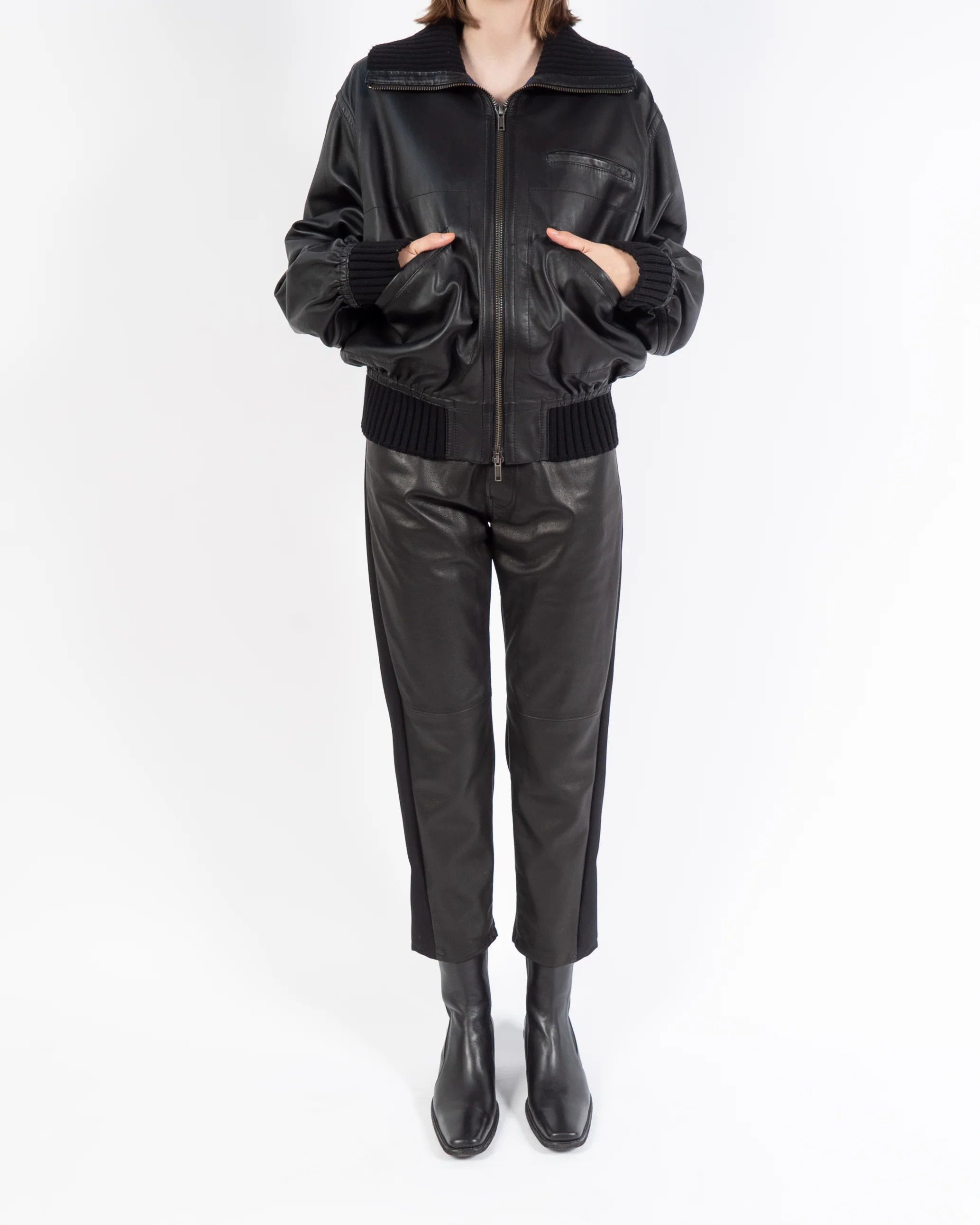 Haider Ackermann Haider Ackermann FW19 Two tone leather trousers Size US 30 / EU 46 - 2 Thumbnail