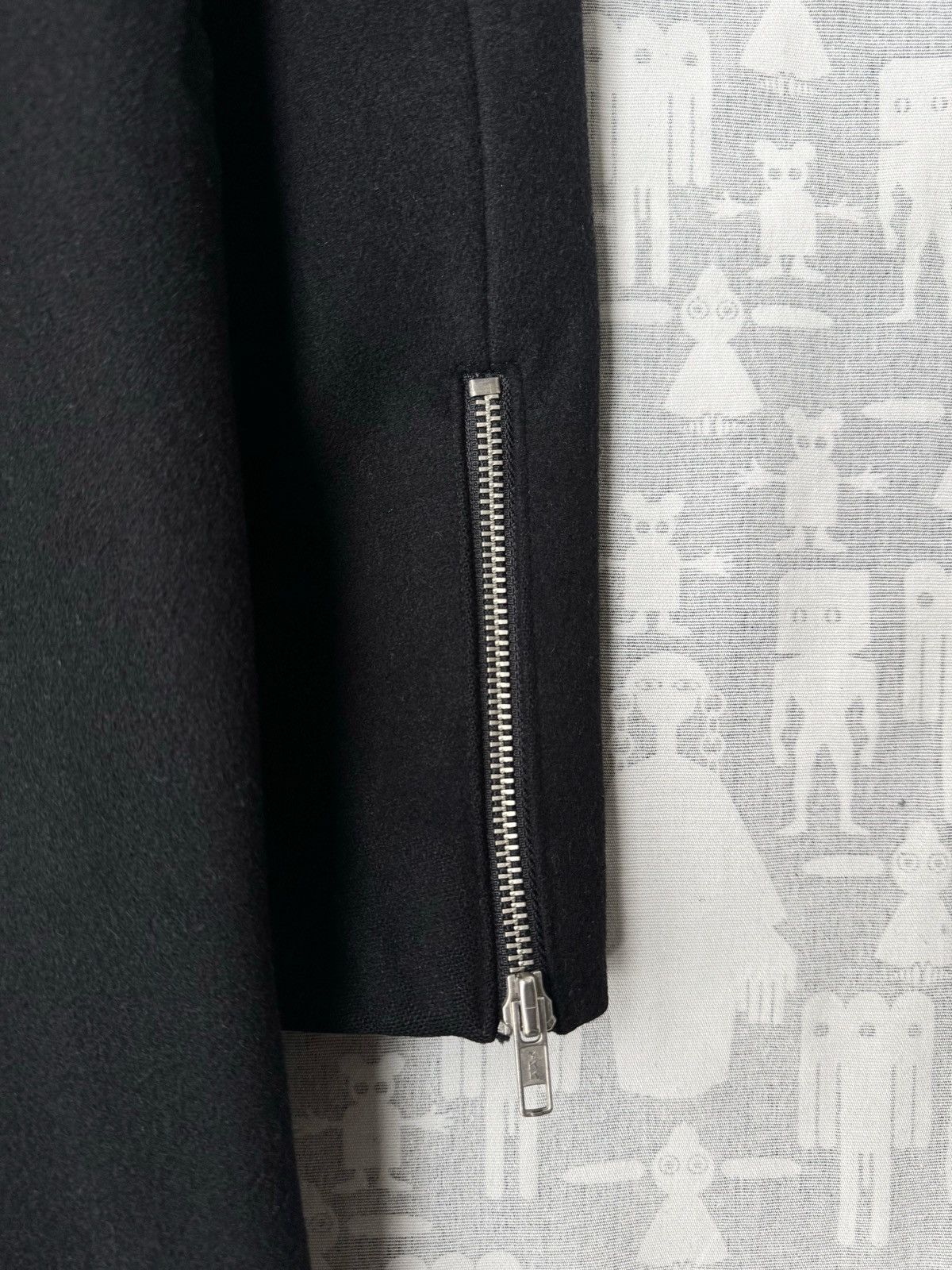Raf Simons Raf Simons AW99 Zipped Lapels Wool Chesterfield Coat Size US M / EU 48-50 / 2 - 5 Thumbnail