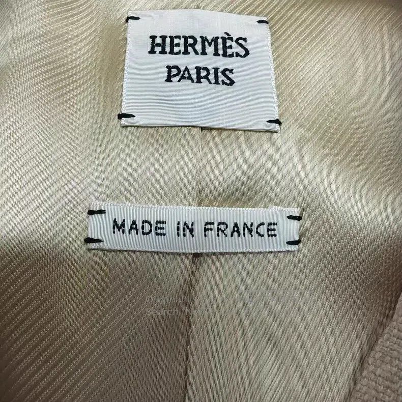 Hermes Hermes Caramel Cashmere and Leather Patch Baseball Jacket Size XXS / US 00 / IT 34 - 4 Thumbnail