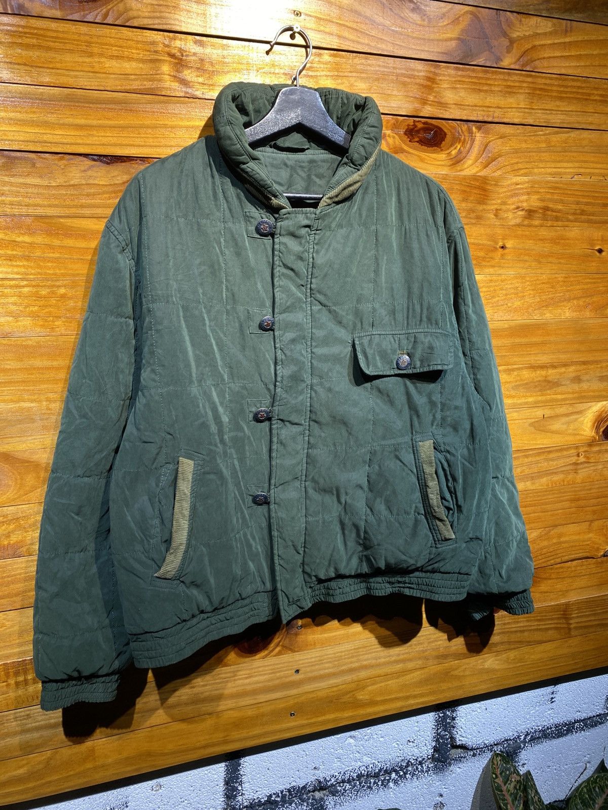 Les Copains Vintage Les Copains Military Style Quilted Jacket – 1980s Size US L / EU 52-54 / 3 - 5 Thumbnail
