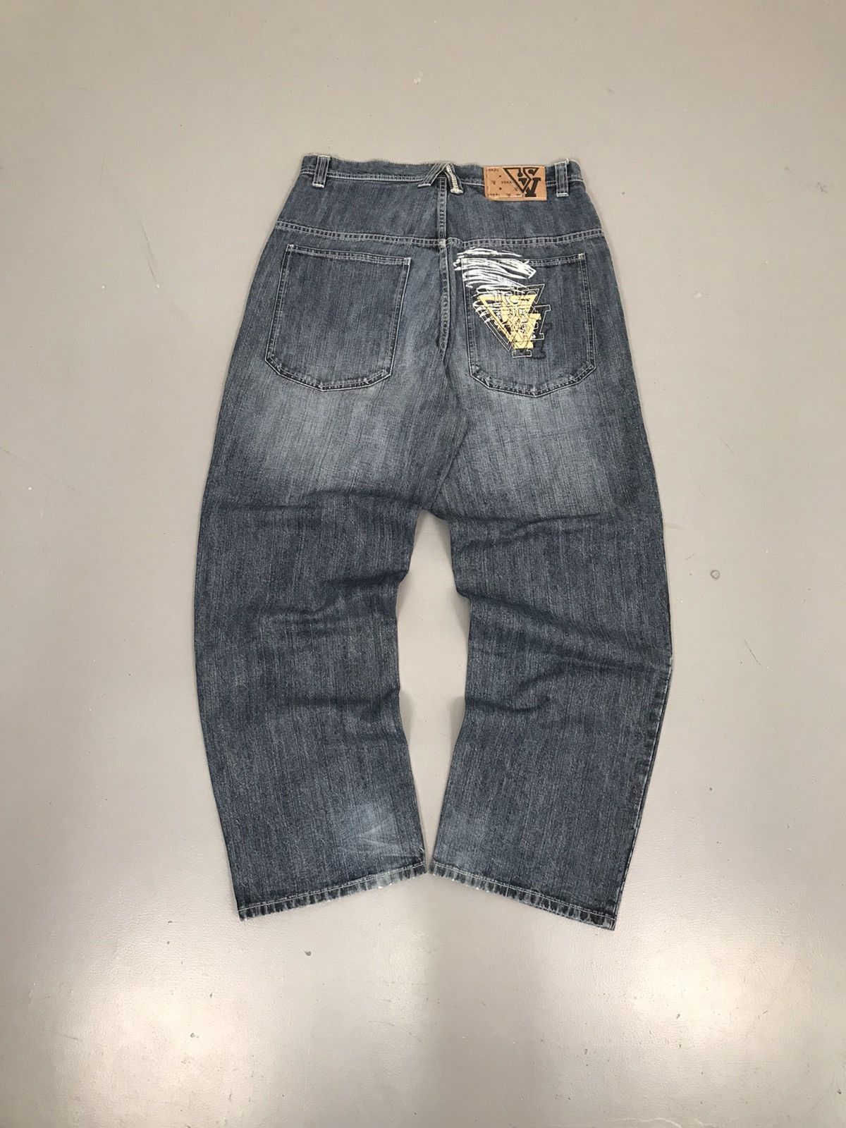 JNCO × Southpole × Vintage Vintage vokal spell out embroidered denim Size US 36 / EU 52 - 9 Thumbnail