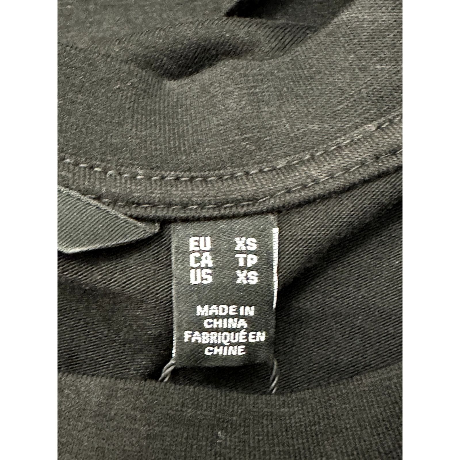Other Vero Moda Nelly Top Ruched Knit Long Sleeves Black XS NWT Size XS / US 0-2 / IT 36-38 - 10 Thumbnail