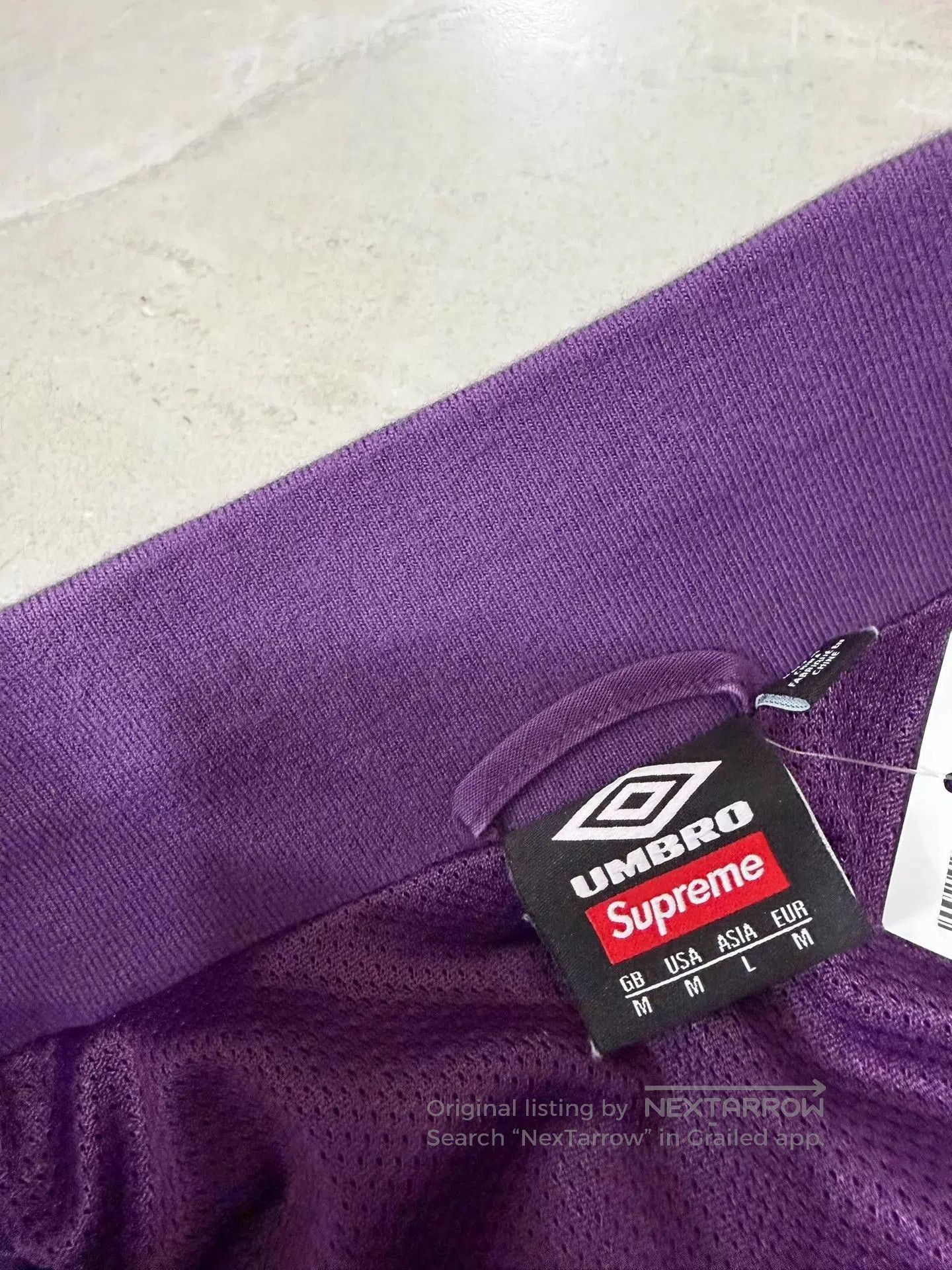 Supreme Purple Zip-Up Light Jacket Size M. Size US M / EU 48-50 / 2 - 3 Thumbnail