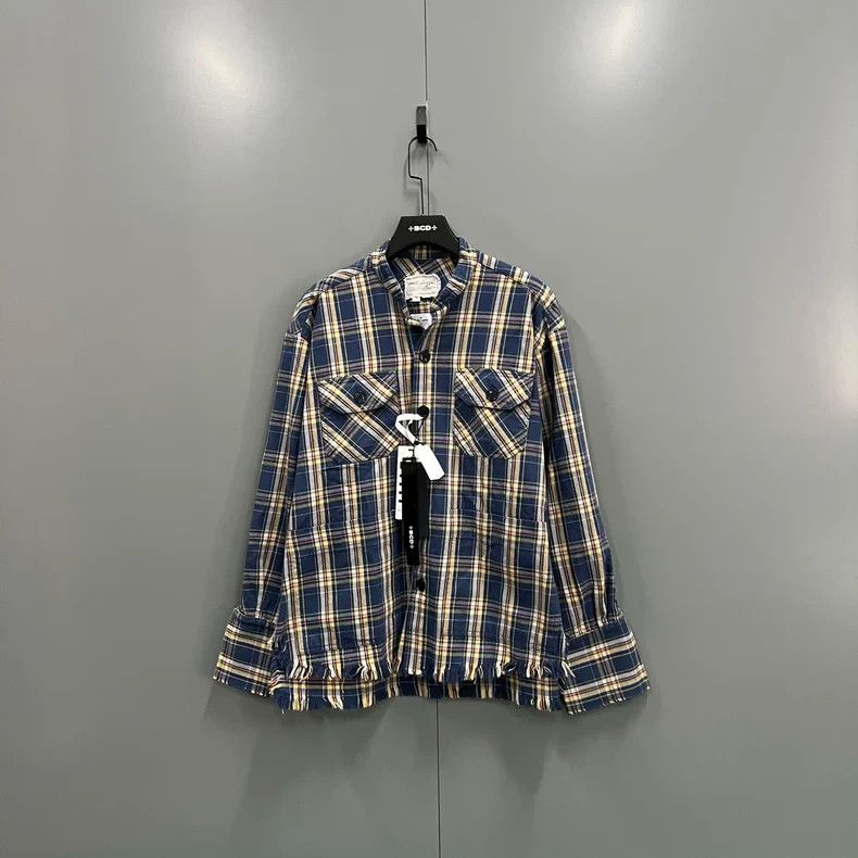 Greg Lauren GREG LAUREN Plaid Patch Pocket Shirt Size US XXS / EU 40 - 1 Thumbnail