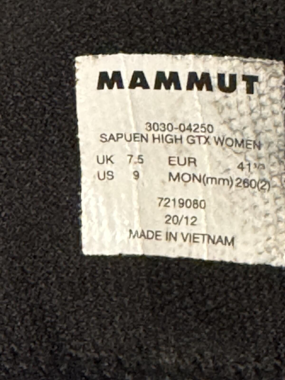 Mammut Mammut Multi-terrain hiking boot Size ONE SIZE - 7 Thumbnail