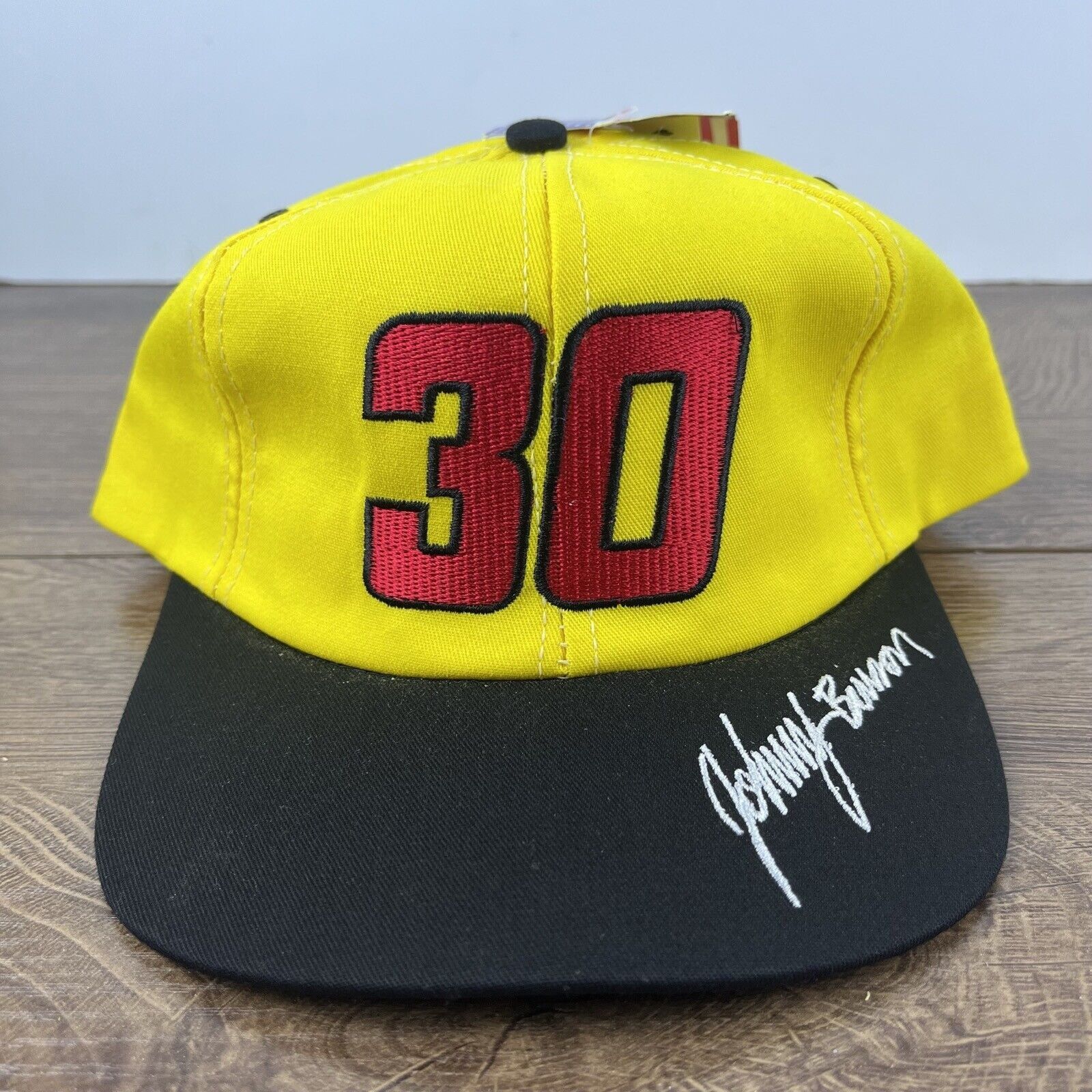 Other Johnny Benson 30 Hat Snapback Yellow Cap Adjustable Yellow A Size ONE SIZE - 3 Thumbnail